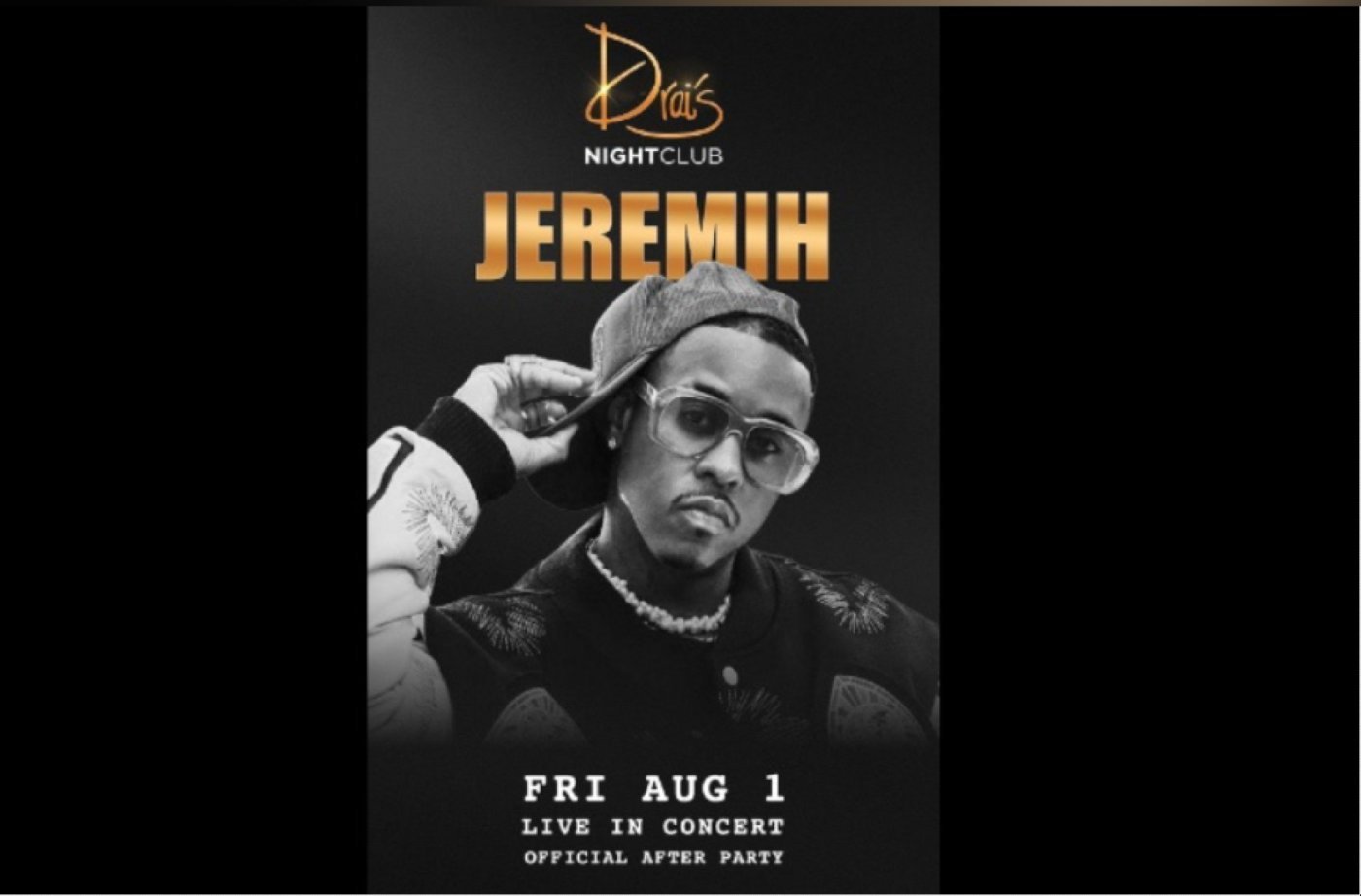 JEREMIH : FRIDAY - AUGUST 01 , 2025 • Drai’s NIGHTCLUB | Las Vegas, 1 August | Event in Las Vegas | AllEvents