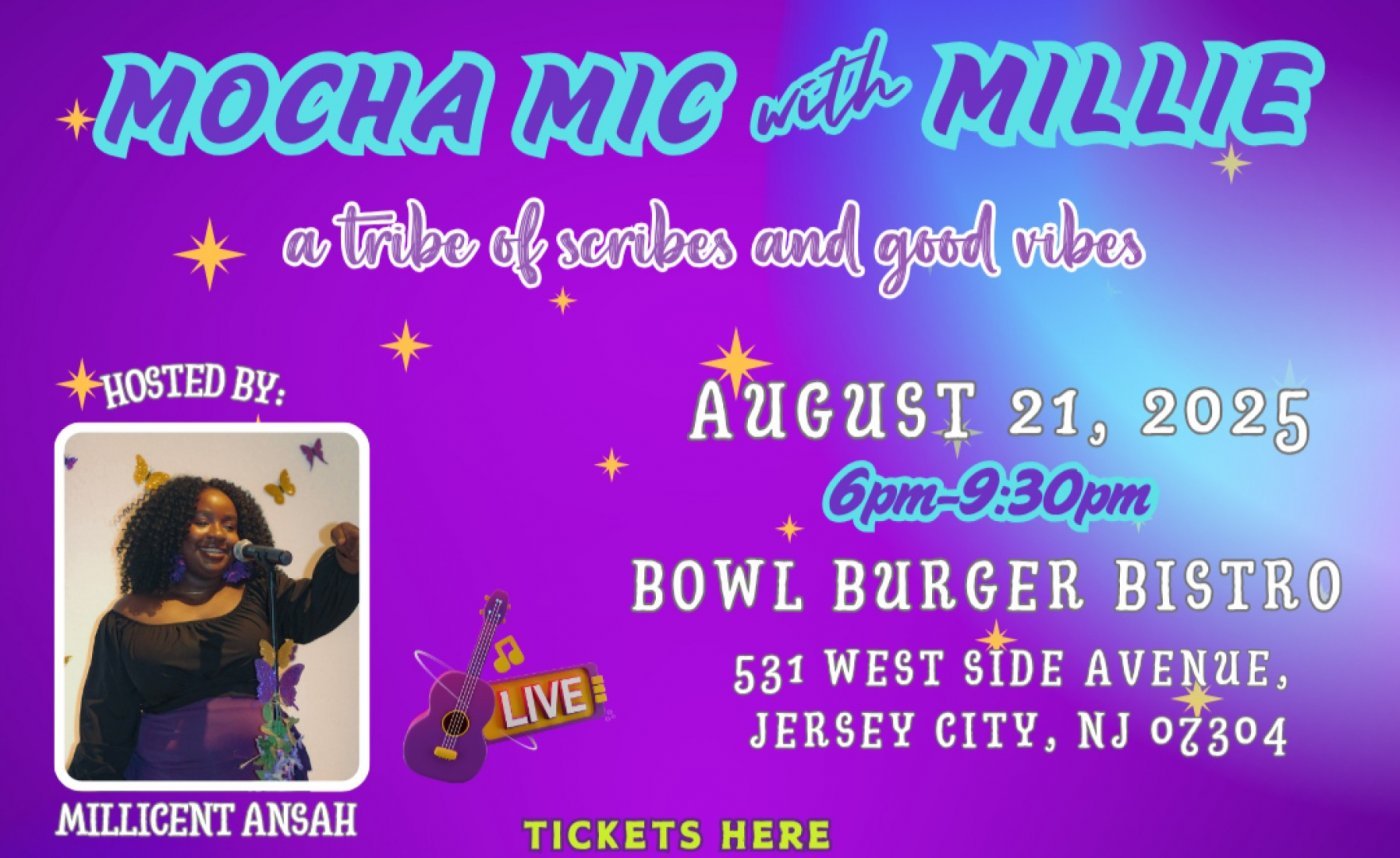 Mocha Mic with Millie 8.21.25, 21 August | Event in Jersey City | AllEvents