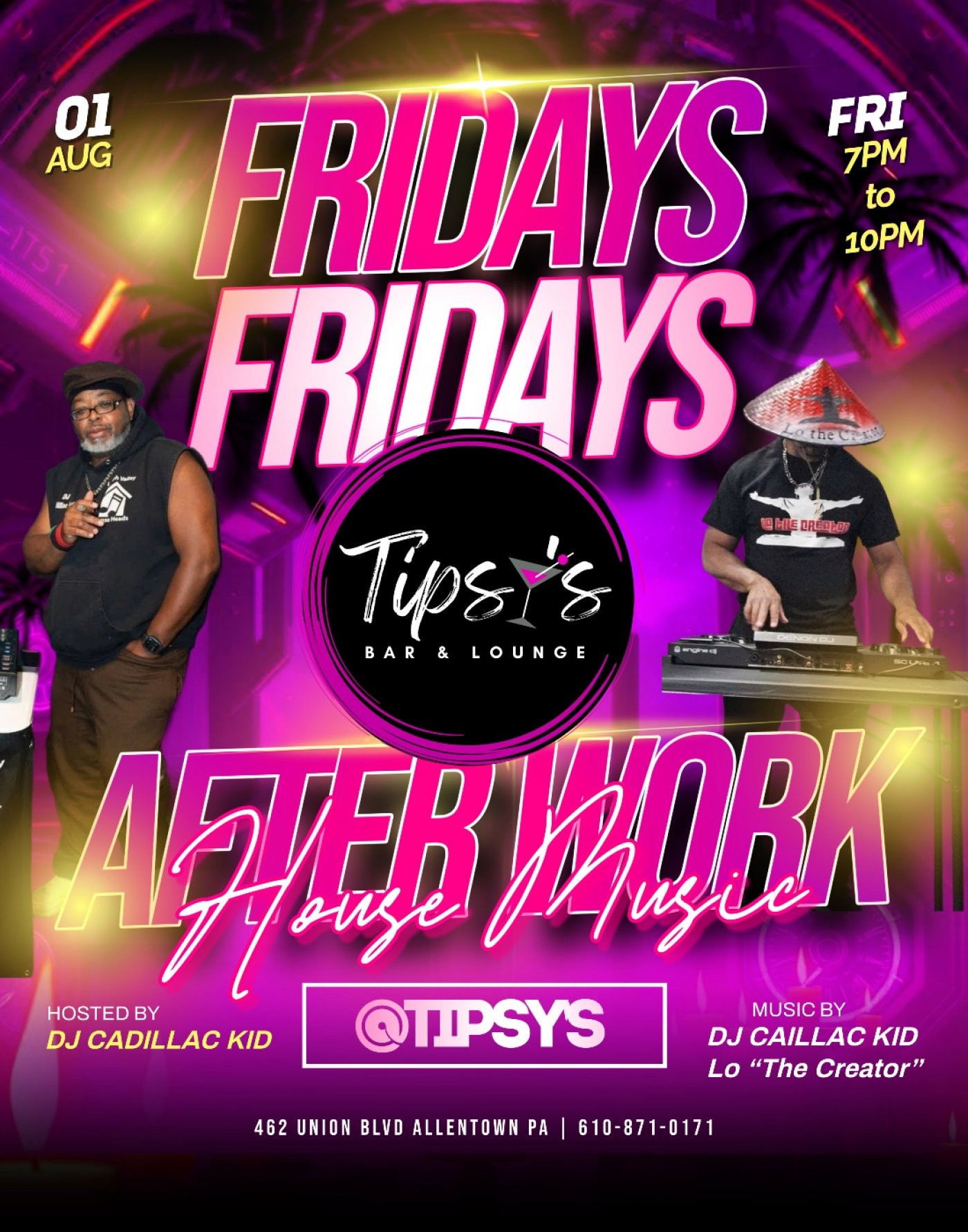 Fridays After Work House Music @ Tipsy's! | Event in Allentown | AllEvents