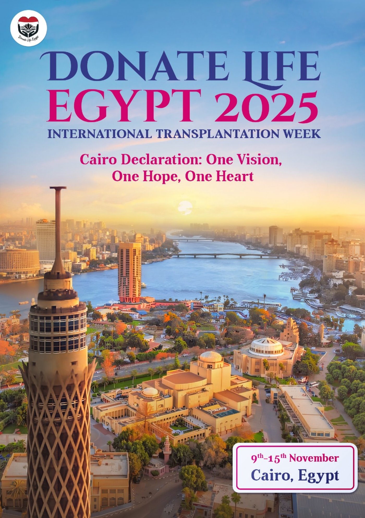 Donate Life Egypt Congress 2025 , 12 November | Event in Cairo | AllEvents