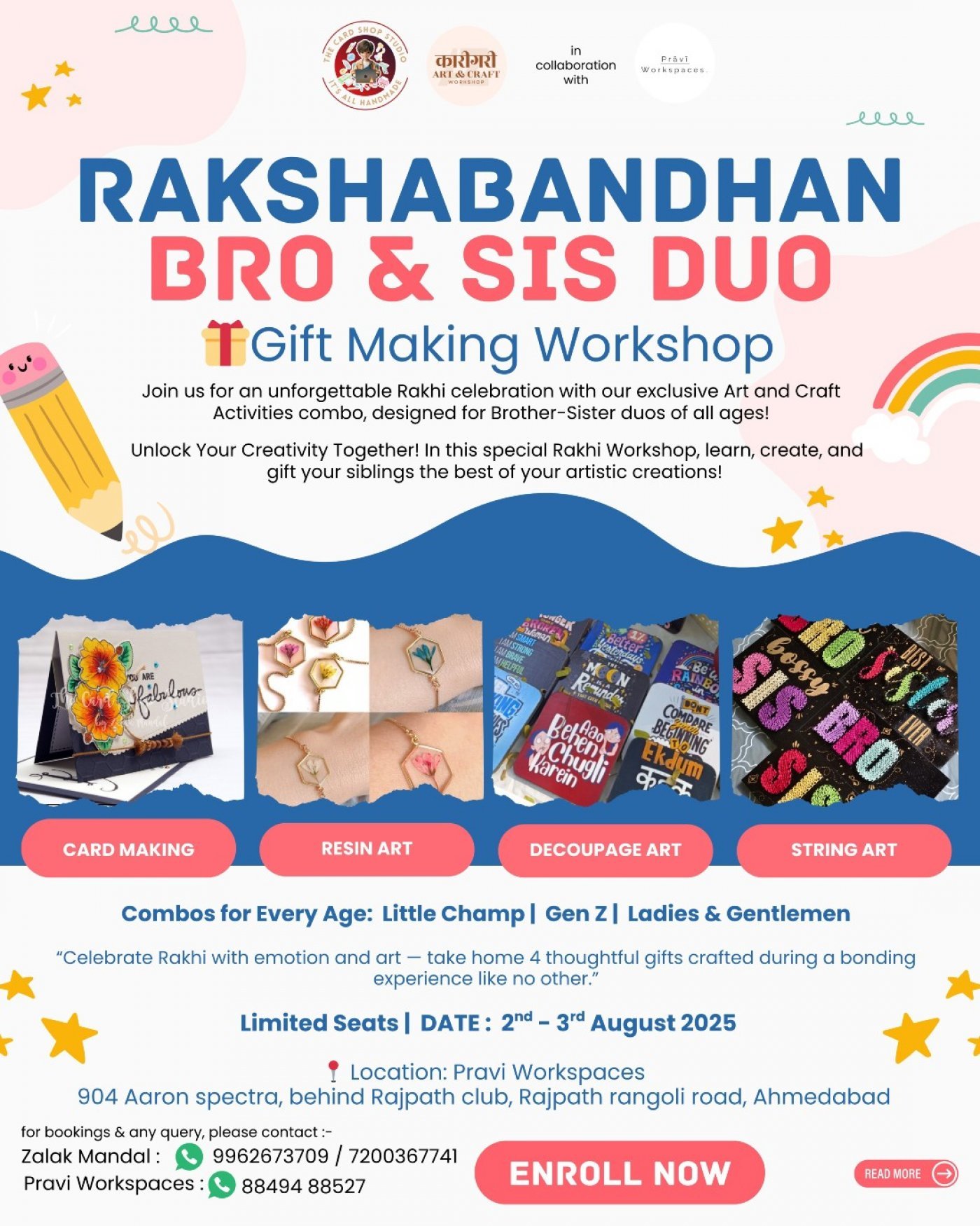 Rakshabandhan Gift Making Workshop, 2 August | Event in Ahmedabad | AllEvents