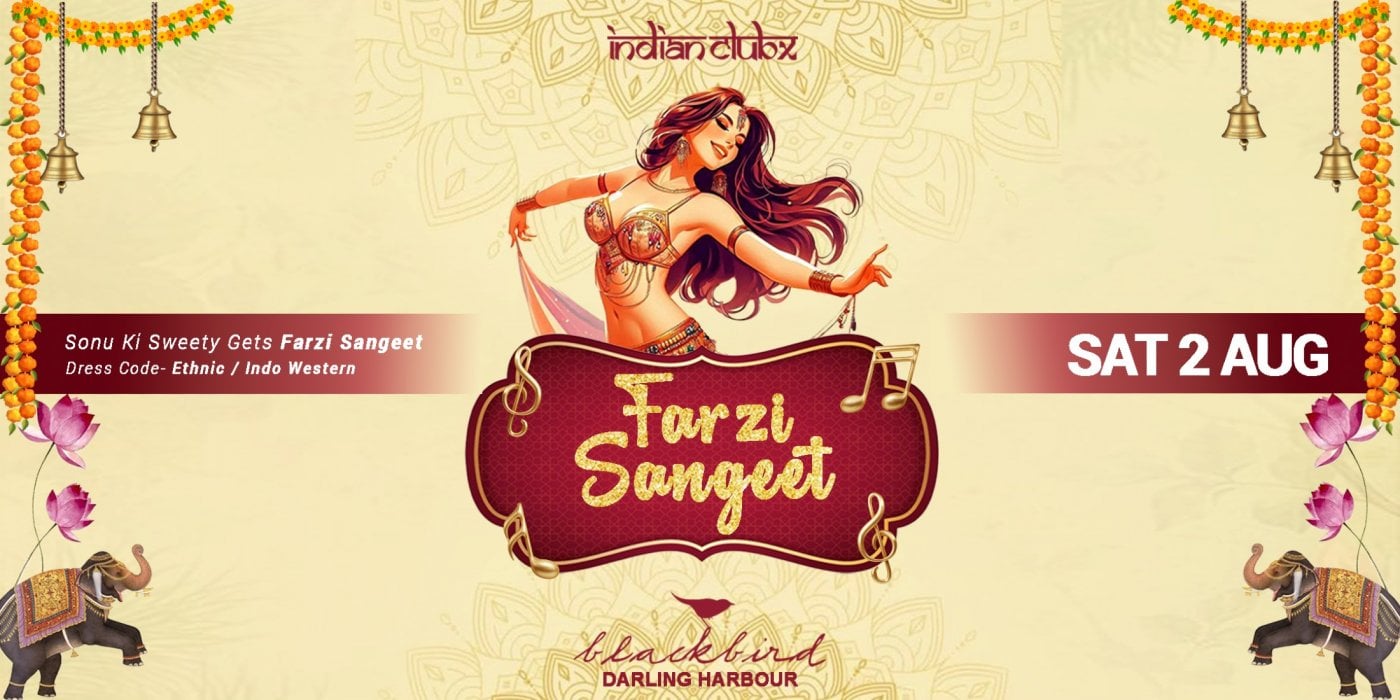 Farzi Sangeet 2.0 at Blackbird Darling Harbour, 2 August | Event in Sydney | AllEvents
