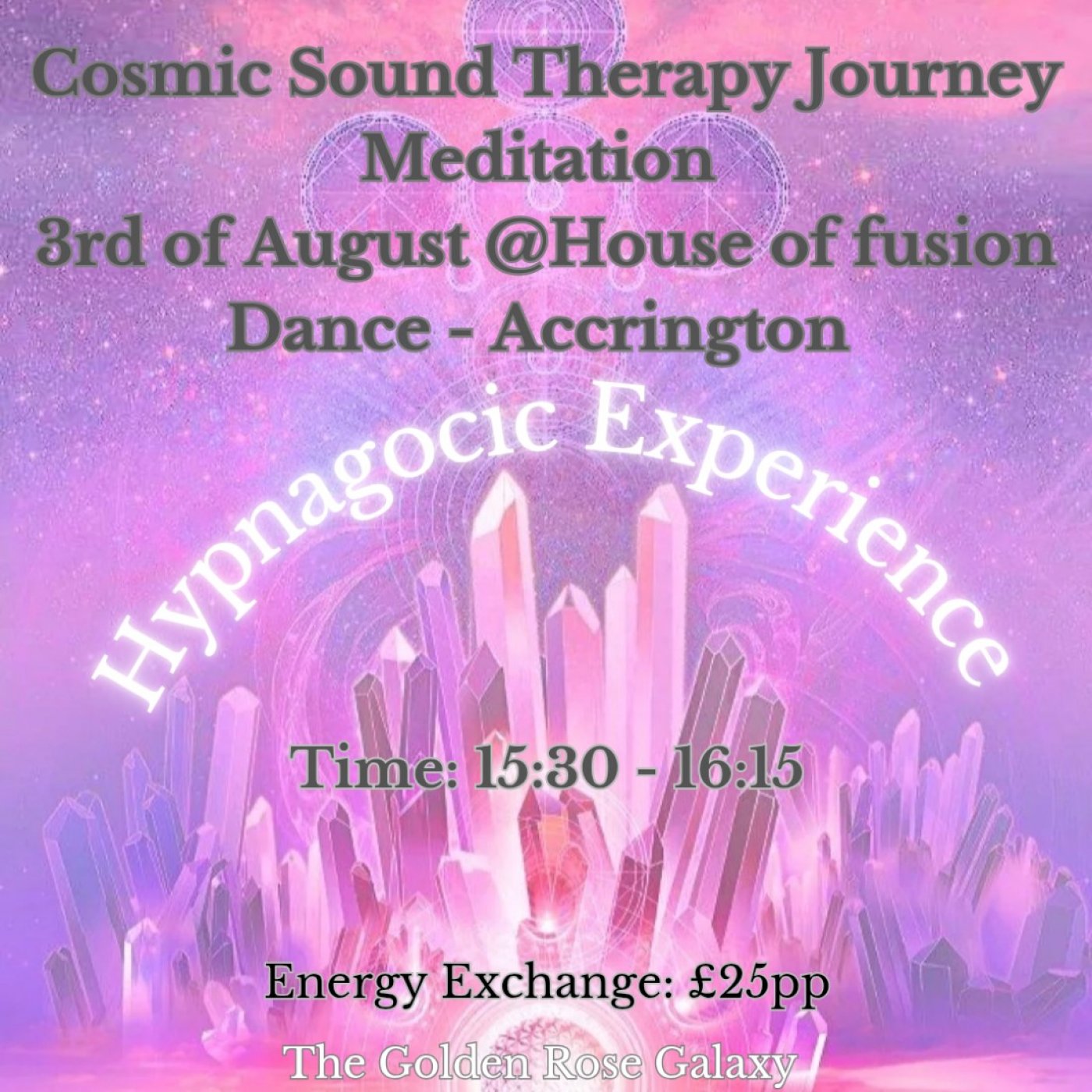 Cosmic sound Journey therapy, 3 August | Event in Accrington | AllEvents