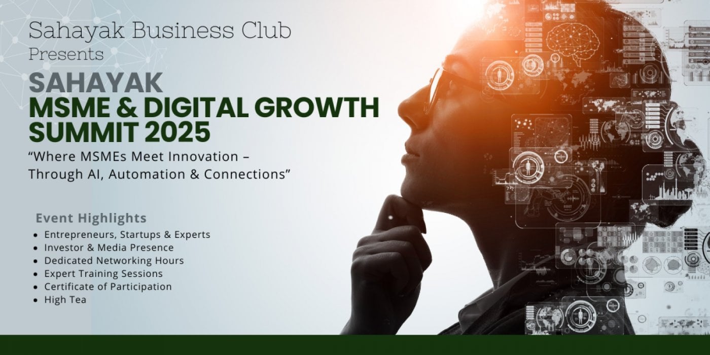Sahayak MSME & Digital Growth Summit 2025, 6 September | Event in New Delhi | AllEvents
