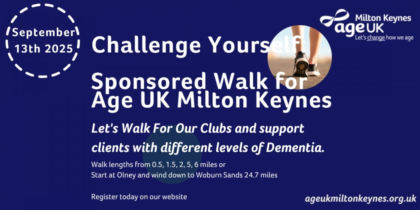 Challenge Yourself: Sponsored Walk for Age UK Milton Keynes, 13 September | Event in Woolstone | AllEvents