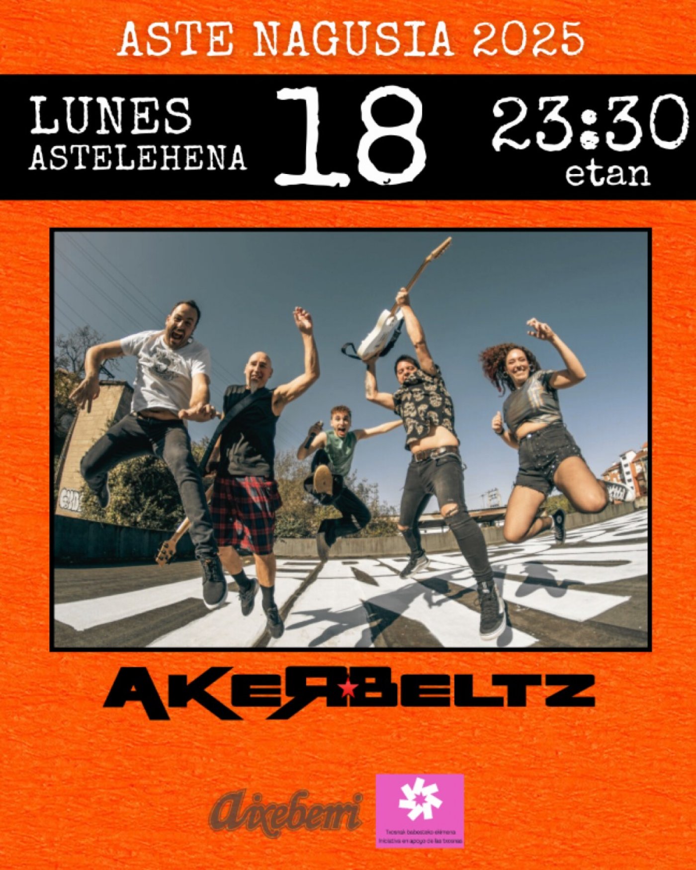 Akerbeltz Txosna Aixeberri Konpartsa, 18 August | Event in Bilbao | AllEvents