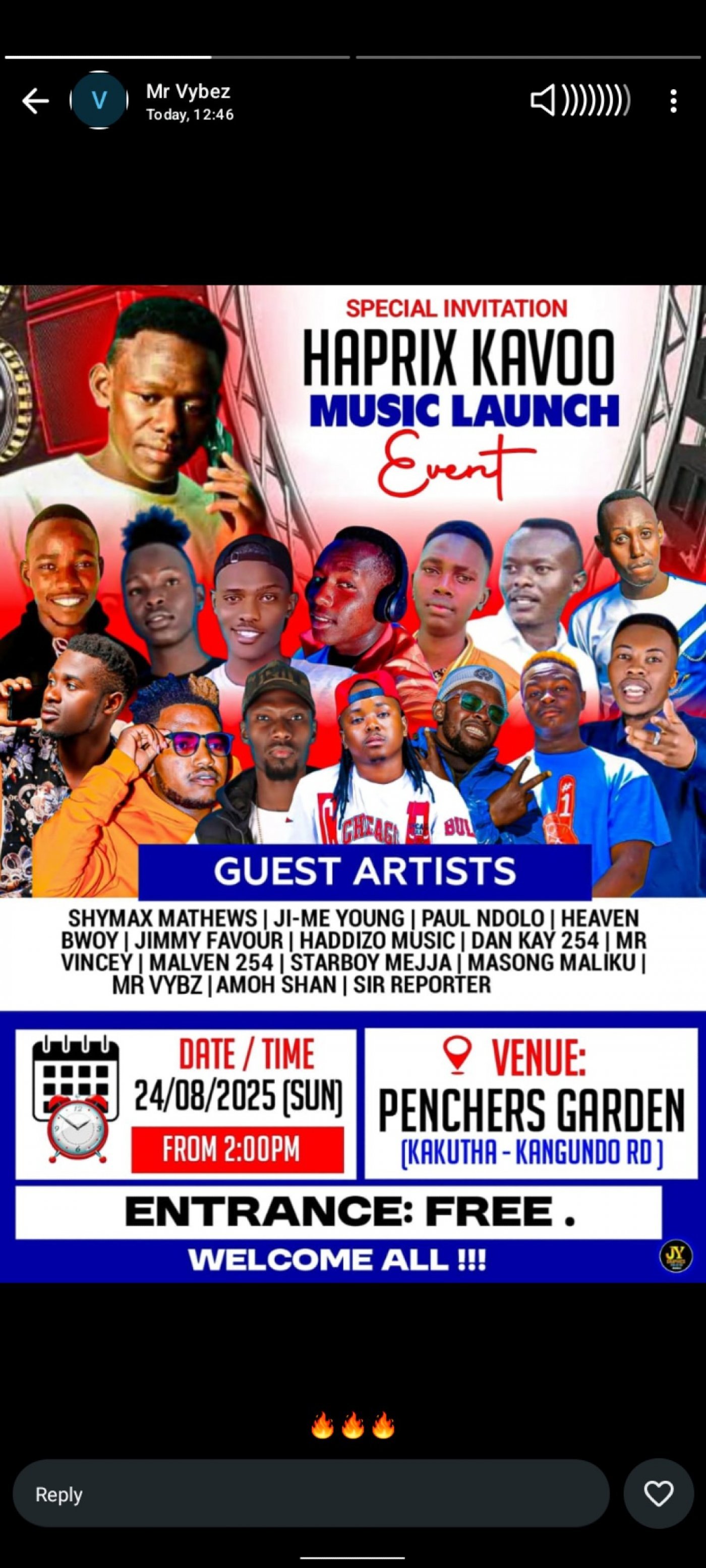 Haprix kavoo official music launch , 24 August | Event in Nairobi | AllEvents