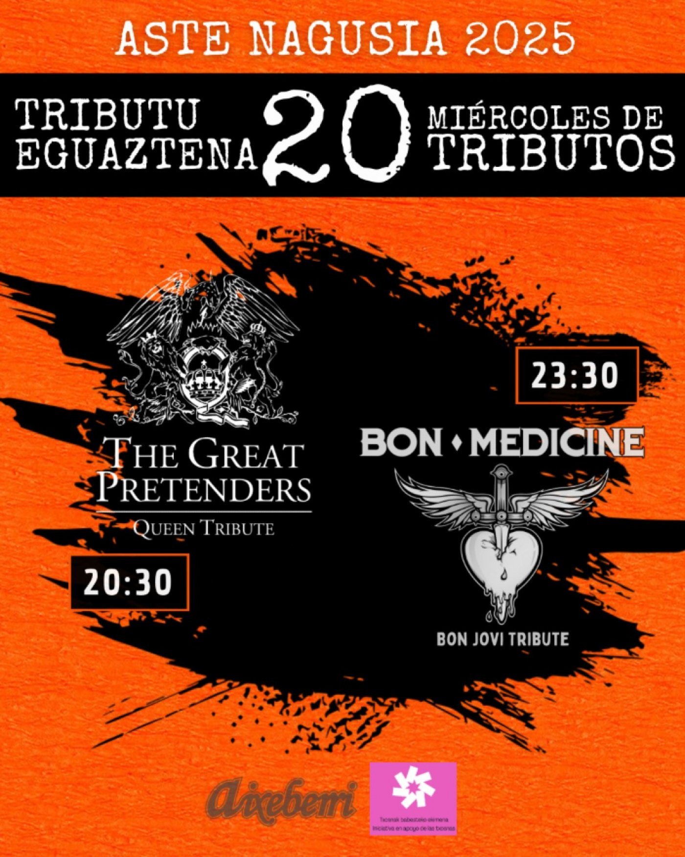 Tributo Queen + Tributo Bon Jovi Txosna Aixeberri Konpartsa, 20 August | Event in Bilbao | AllEvents
