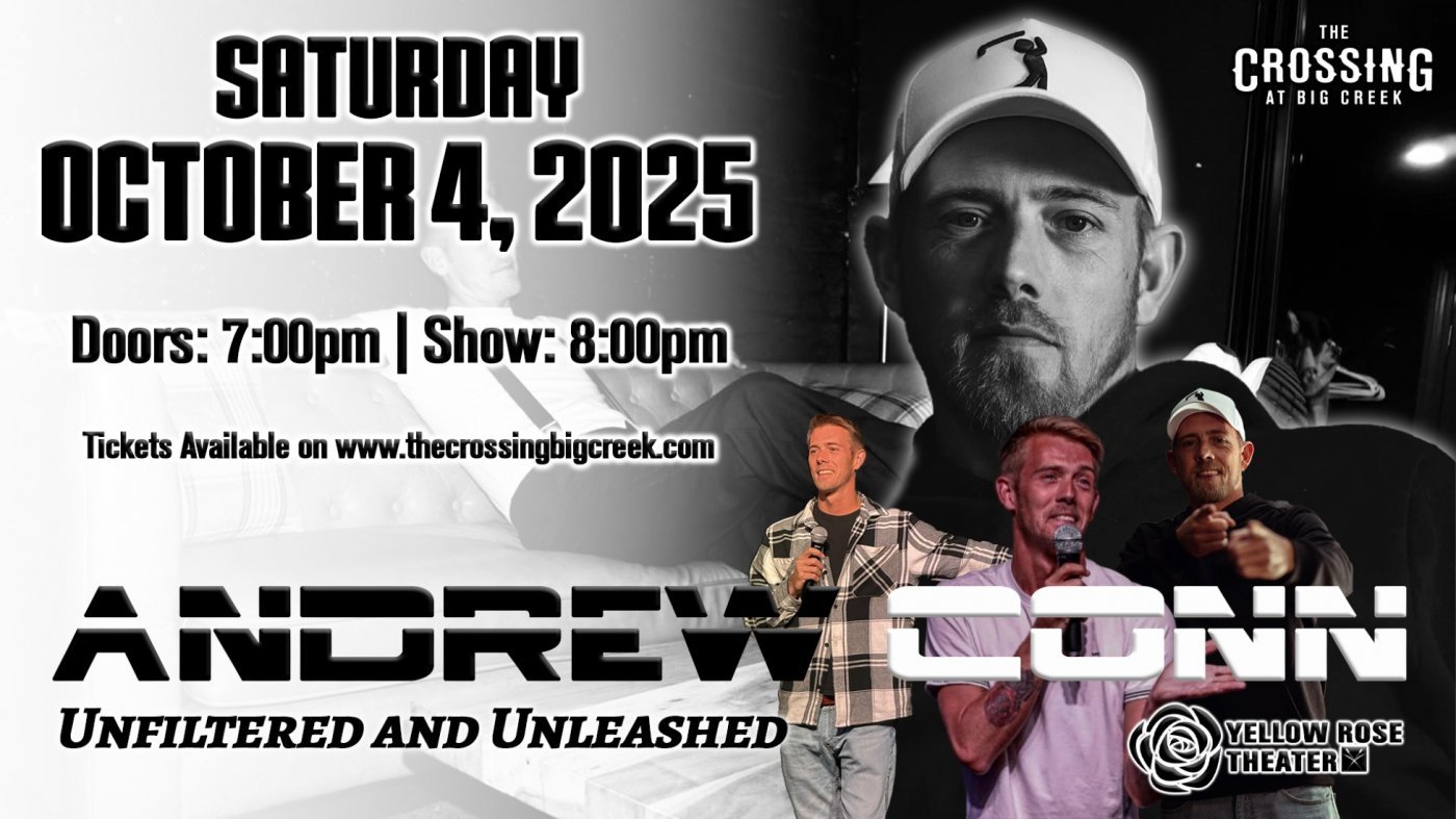 Andrew Conn: Unfiltered and Unleashed, 4 October | Event in Cottonwood | AllEvents