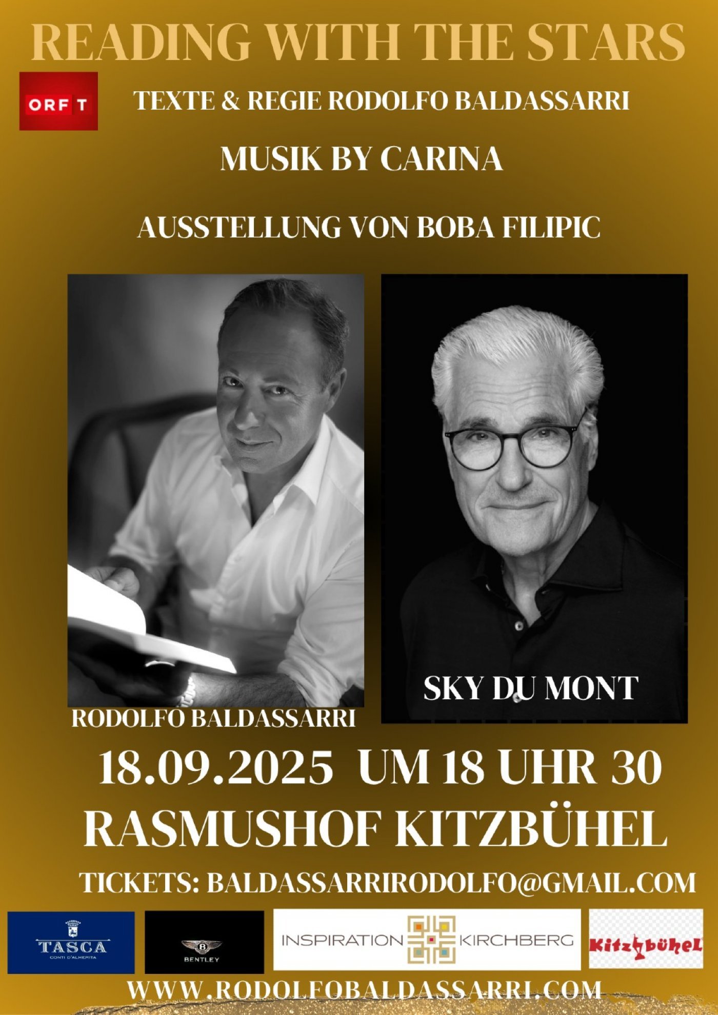 Reading with the Stars, 18 September | Event in Kitzbuhel | AllEvents