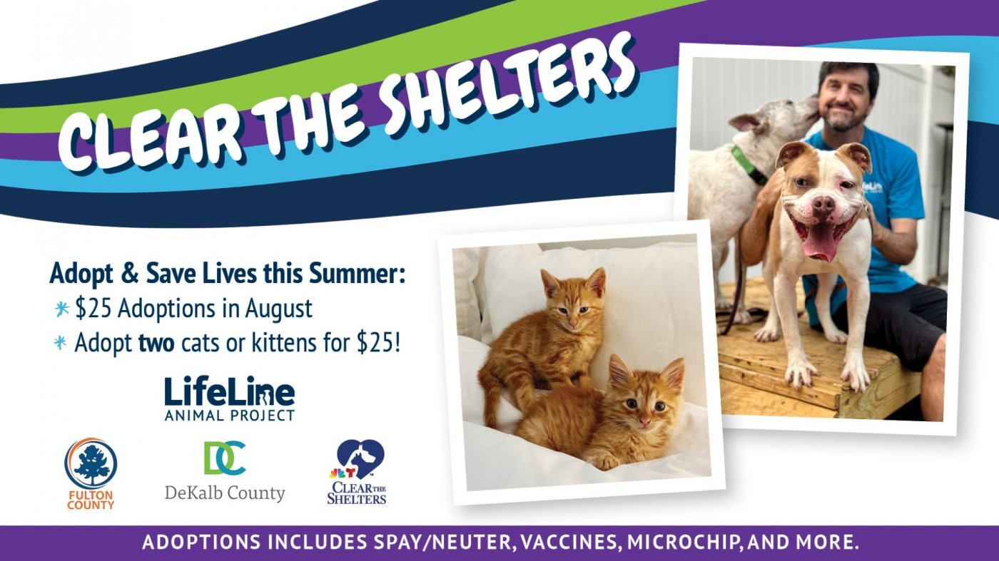 Clear the Shelters 2025, 1 August | Event in Tucker | AllEvents