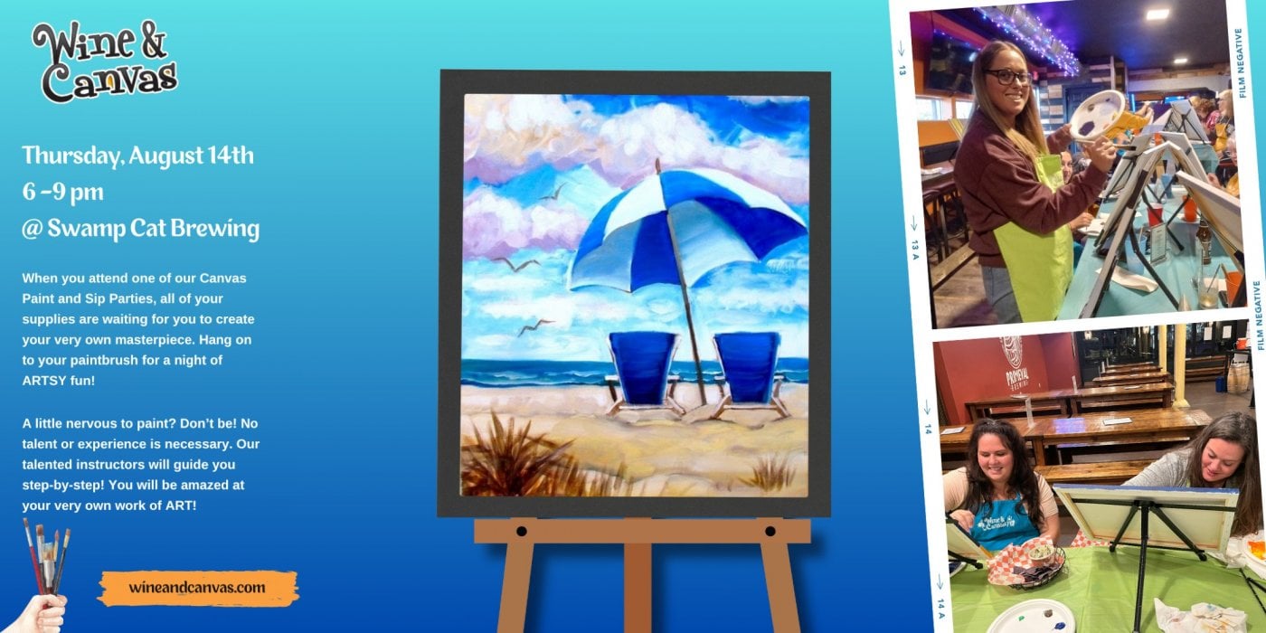 Fort Myers Sip and Paint – Join Me at the Beach, 14 August | Event in Fort Myers | AllEvents