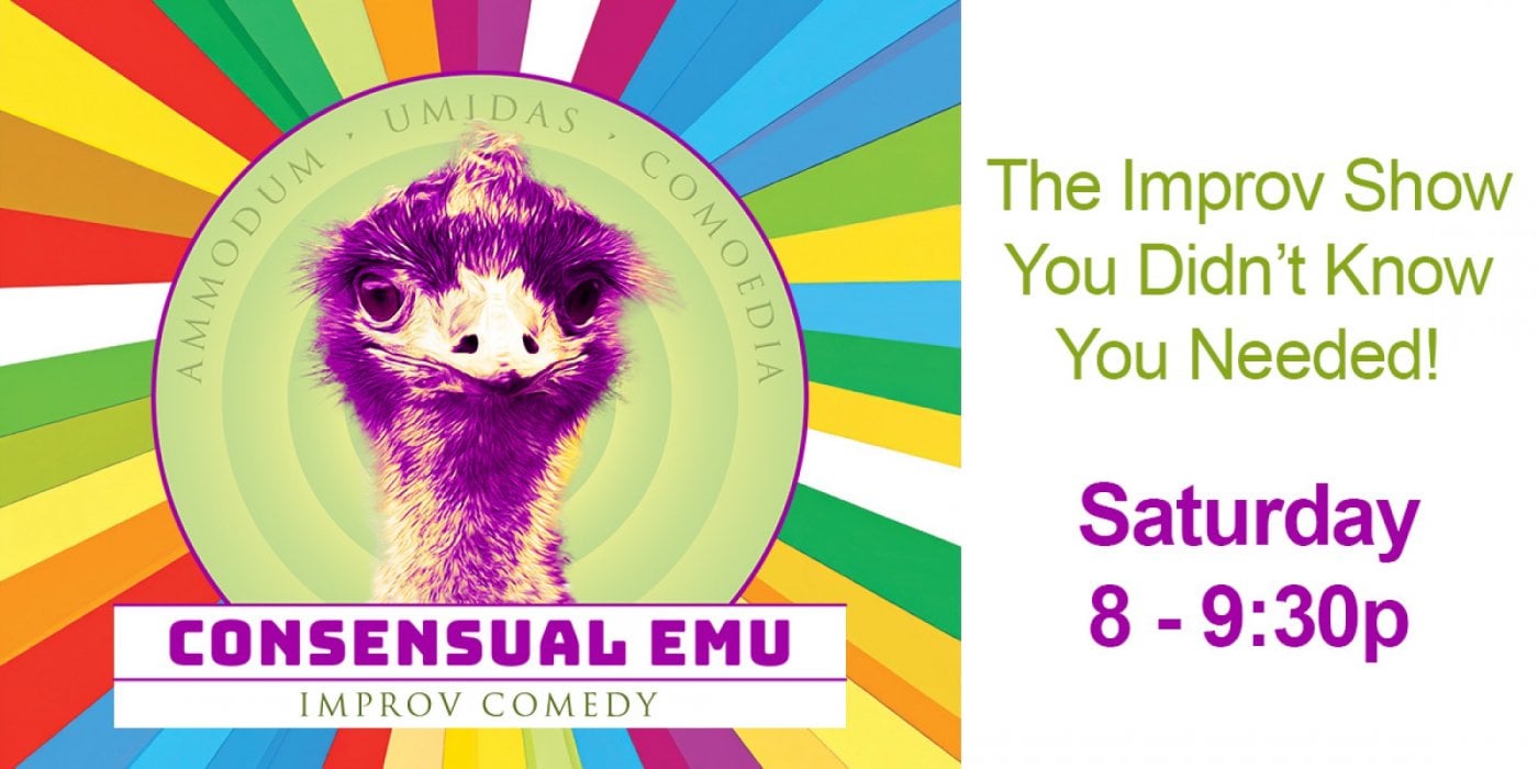 Consensual Emu | Improv Headliner, 16 August | Event in Burbank | AllEvents
