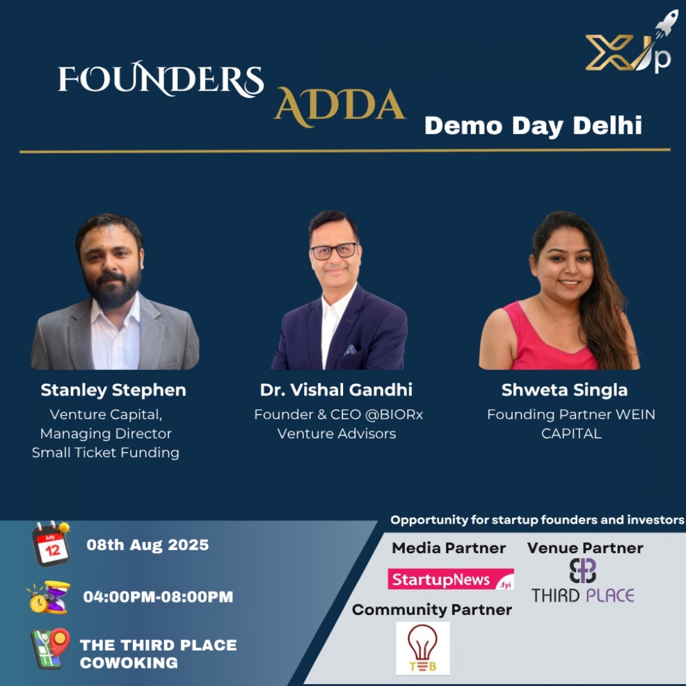 Founders Adda Startup Demo Day Delhi, 8 August | Event in New Delhi | AllEvents