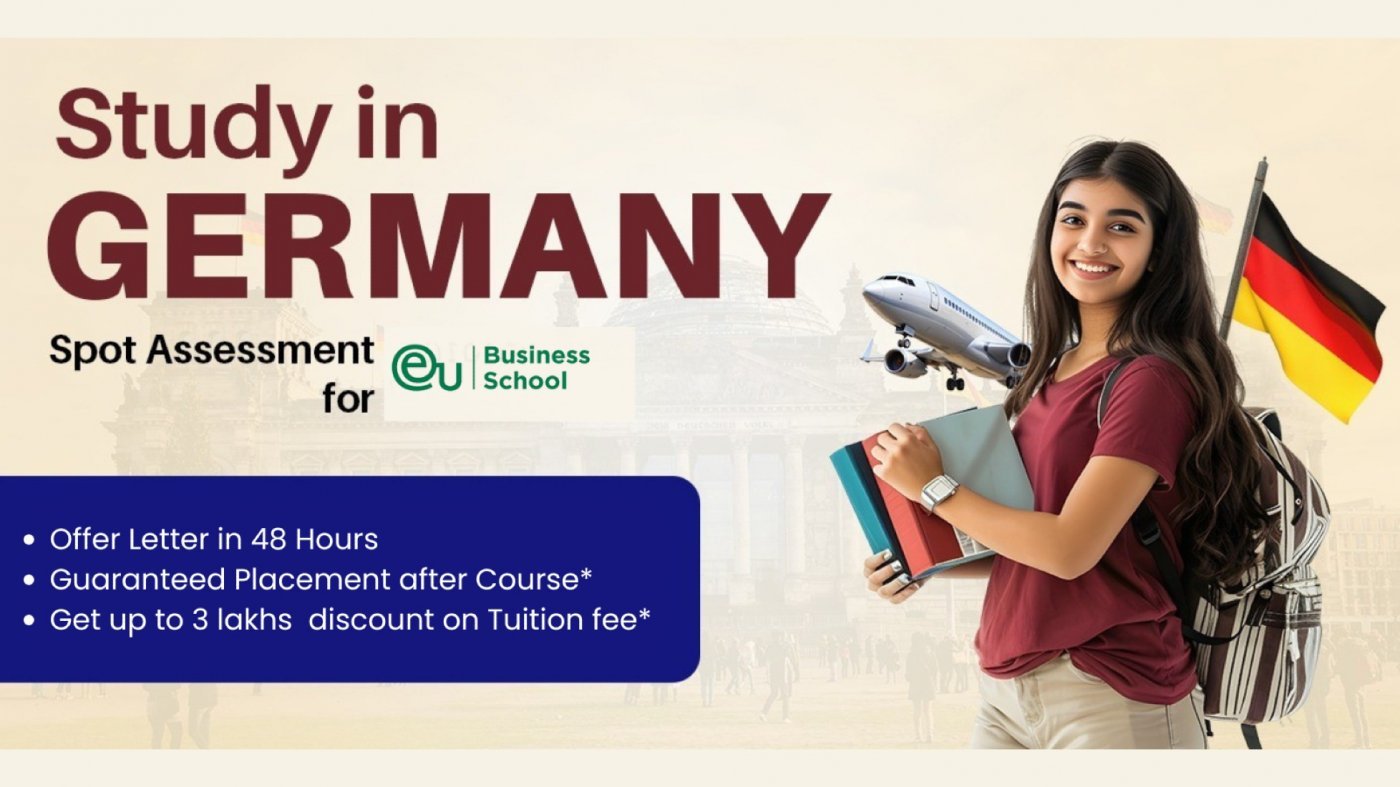 Germany Education Fair 2025 | ₹3L Tuition Discount | EU Business School, 5 August | Event in Hyderabad | AllEvents