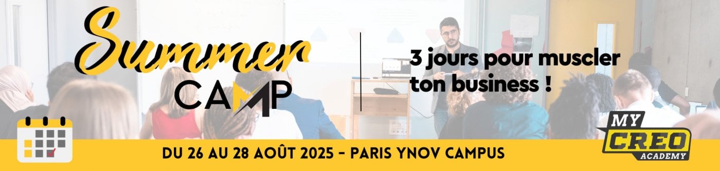 Summer Camp: L'été des entrepreneurs by My Creo Academy, 26 August | Event in Nanterre | AllEvents