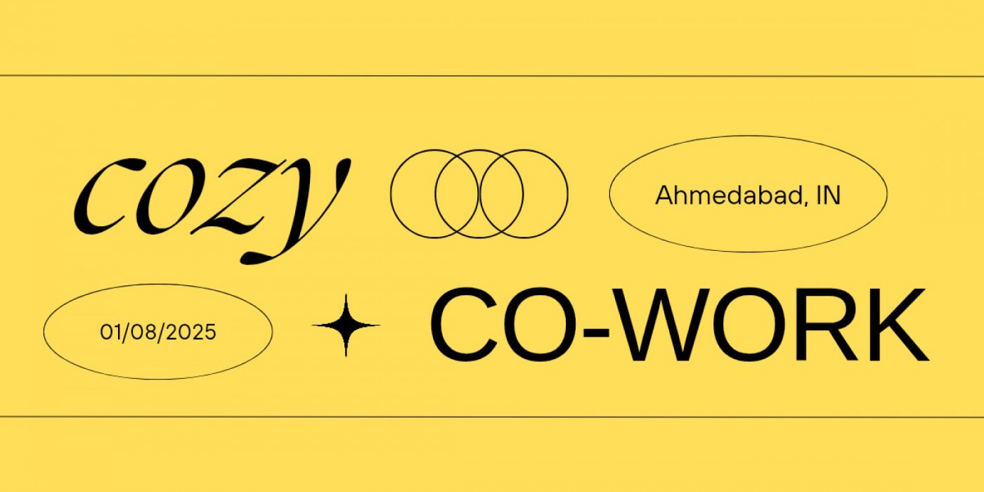 Cozy Co-work session 💻, 1 August | Event in Ahmedabad | AllEvents