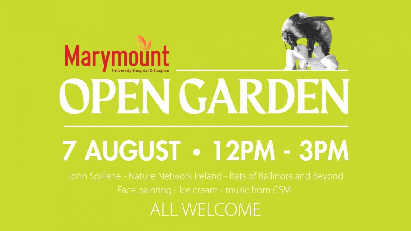 Marymount Open Garden : Bees, Bats, John Spillane, Face-painting and Ice-cream! , 7 August | Event in Cork