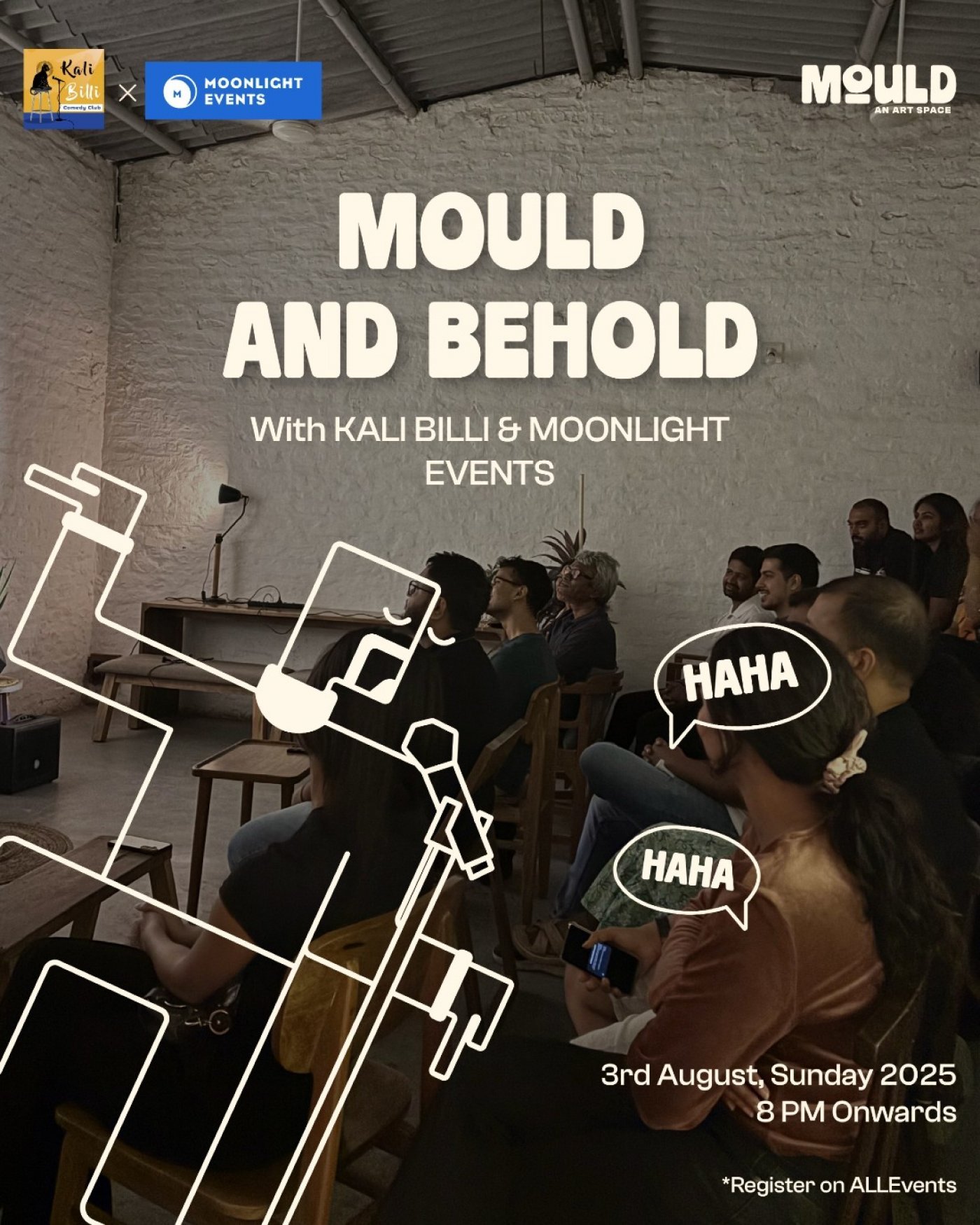 Mould & Behold - Comedy night, 3 August | Event in Gandhinagar | AllEvents