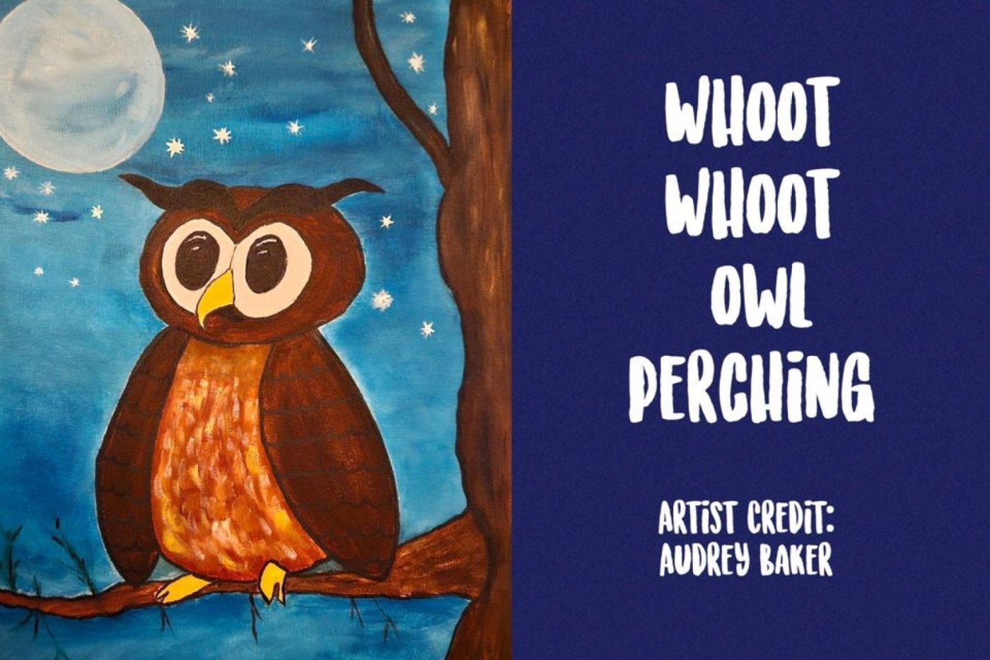 Beyond The Spectrum Wednesday Art Program - Whoot Whoot Owl Perching Acrylic, 20 August | Event in Vestal