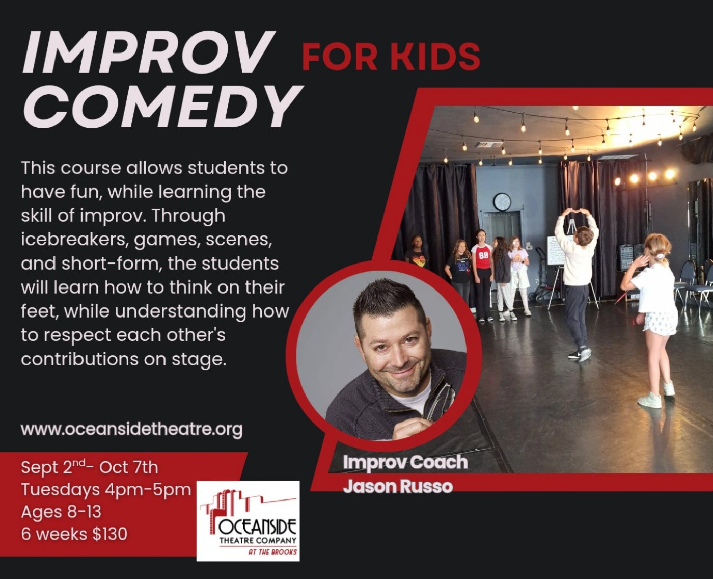 Improv Comedy for Kids, 2 September | Event in Oceanside | AllEvents