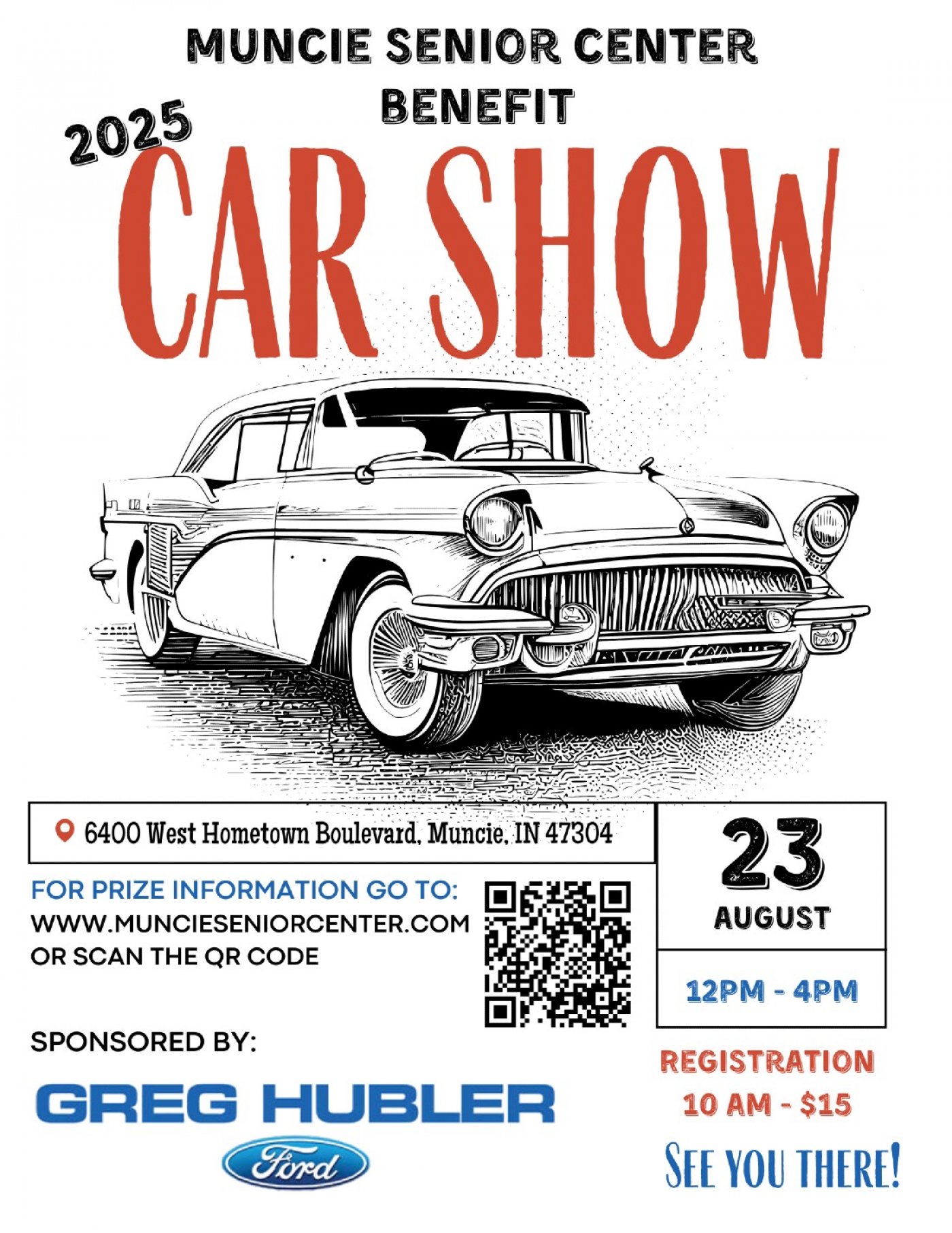 Muncie Senior Center Benefit Car Show and Craft/Vendor Fair, 23 August | Event in Muncie | AllEvents
