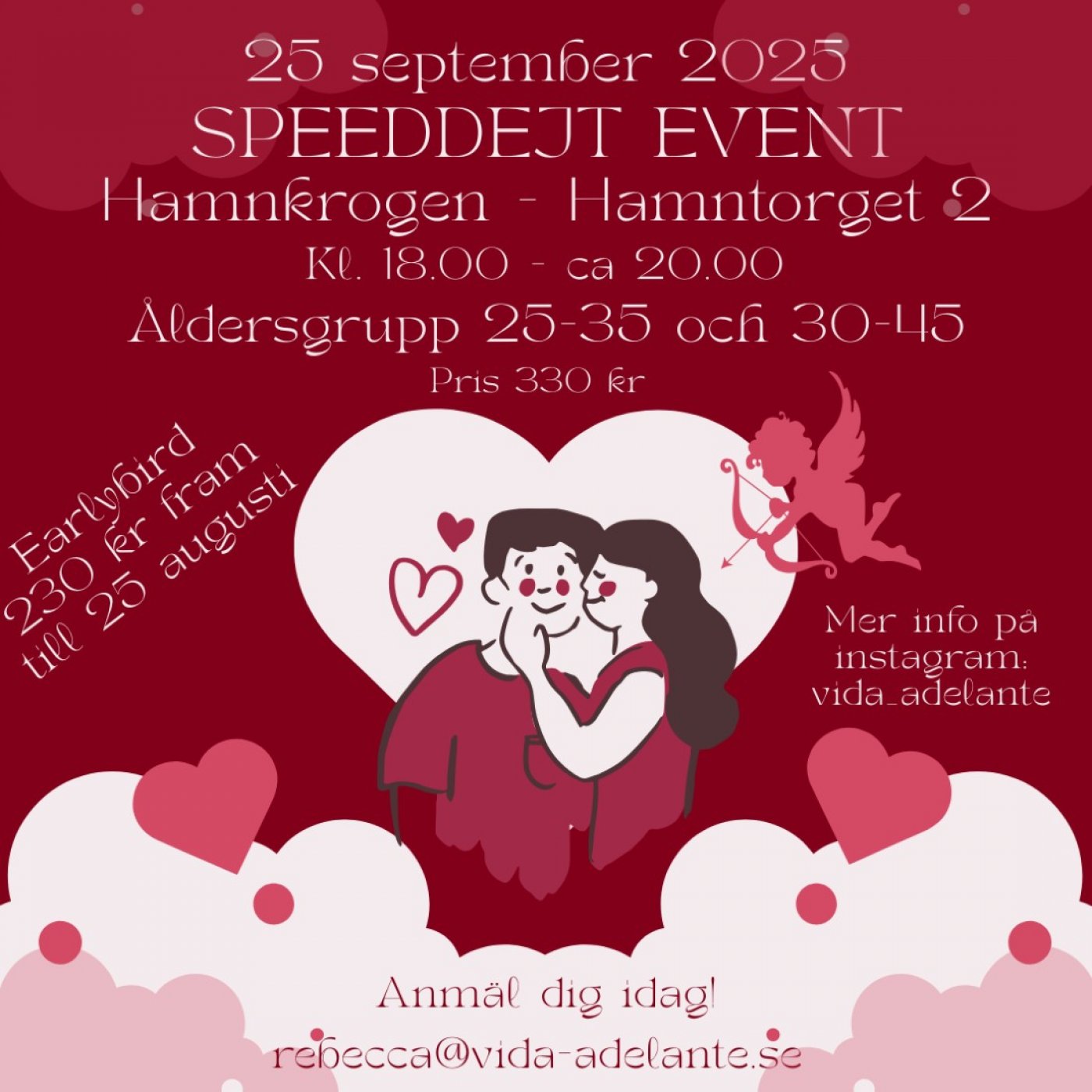 Dejtingevent, 25 September | Event in Helsingborg | AllEvents