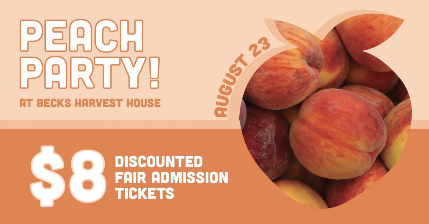 Peach Party At Beck’s Harvest House, 23 August | Event in Colbert | AllEvents