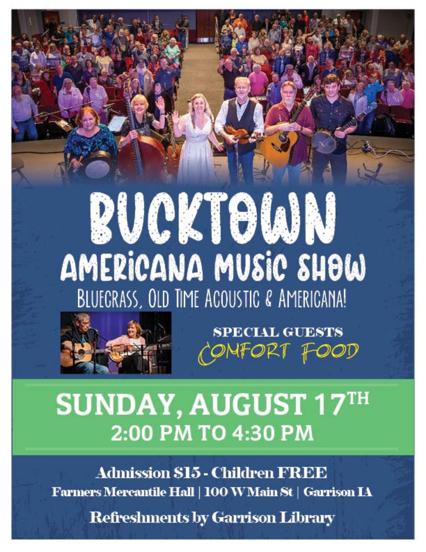 Bucktown Americana Music Show in Garrison! | Event in Garrison | AllEvents