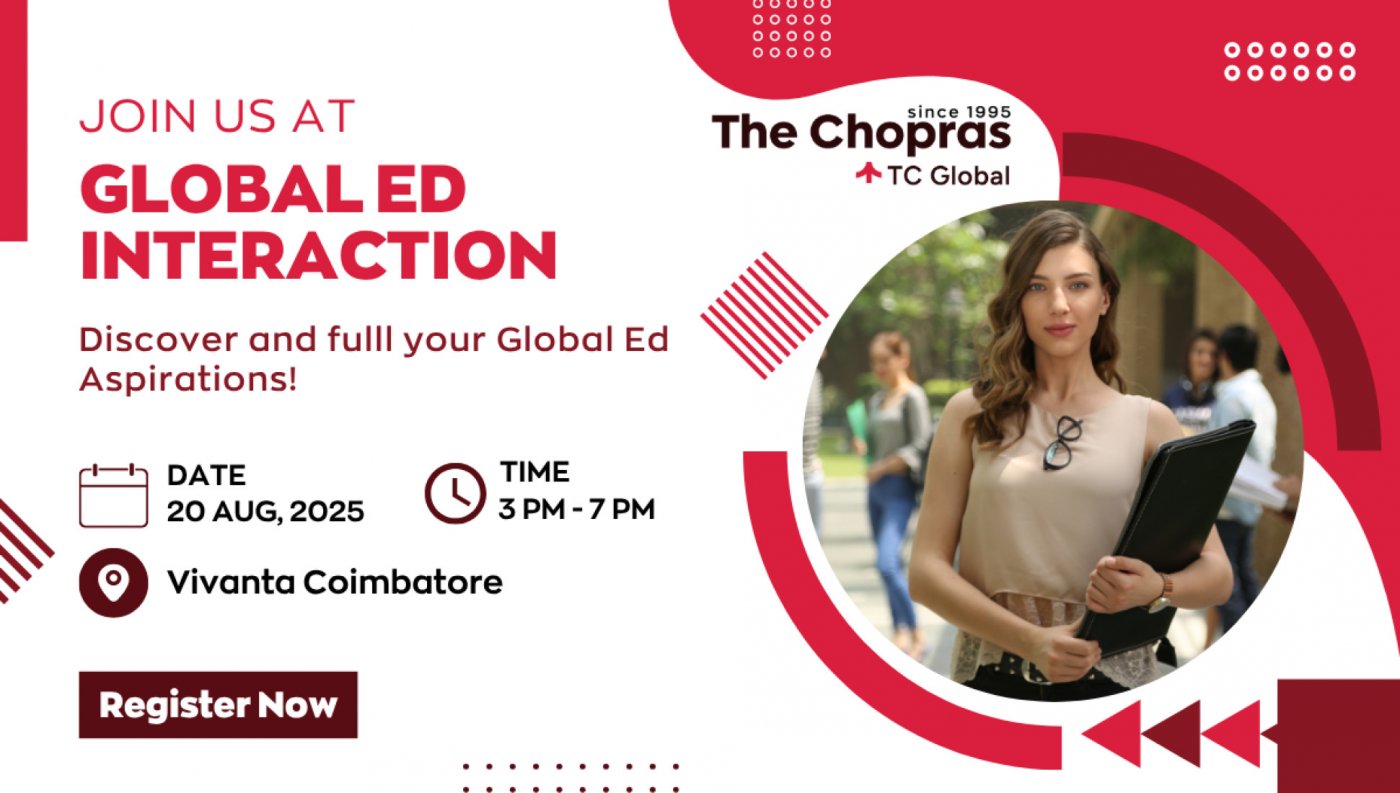 Global Ed Interaction In Coimbatore 2025 - Free Entry, 20 August | Event in Coimbatore | AllEvents