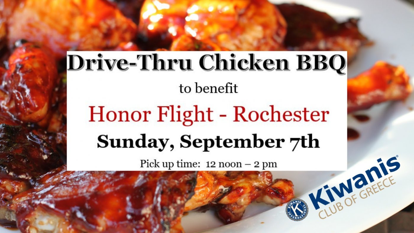 Chicken BBQ (Drive-Thru) to benefit Honor Flight, Orchard View, Orchard ...