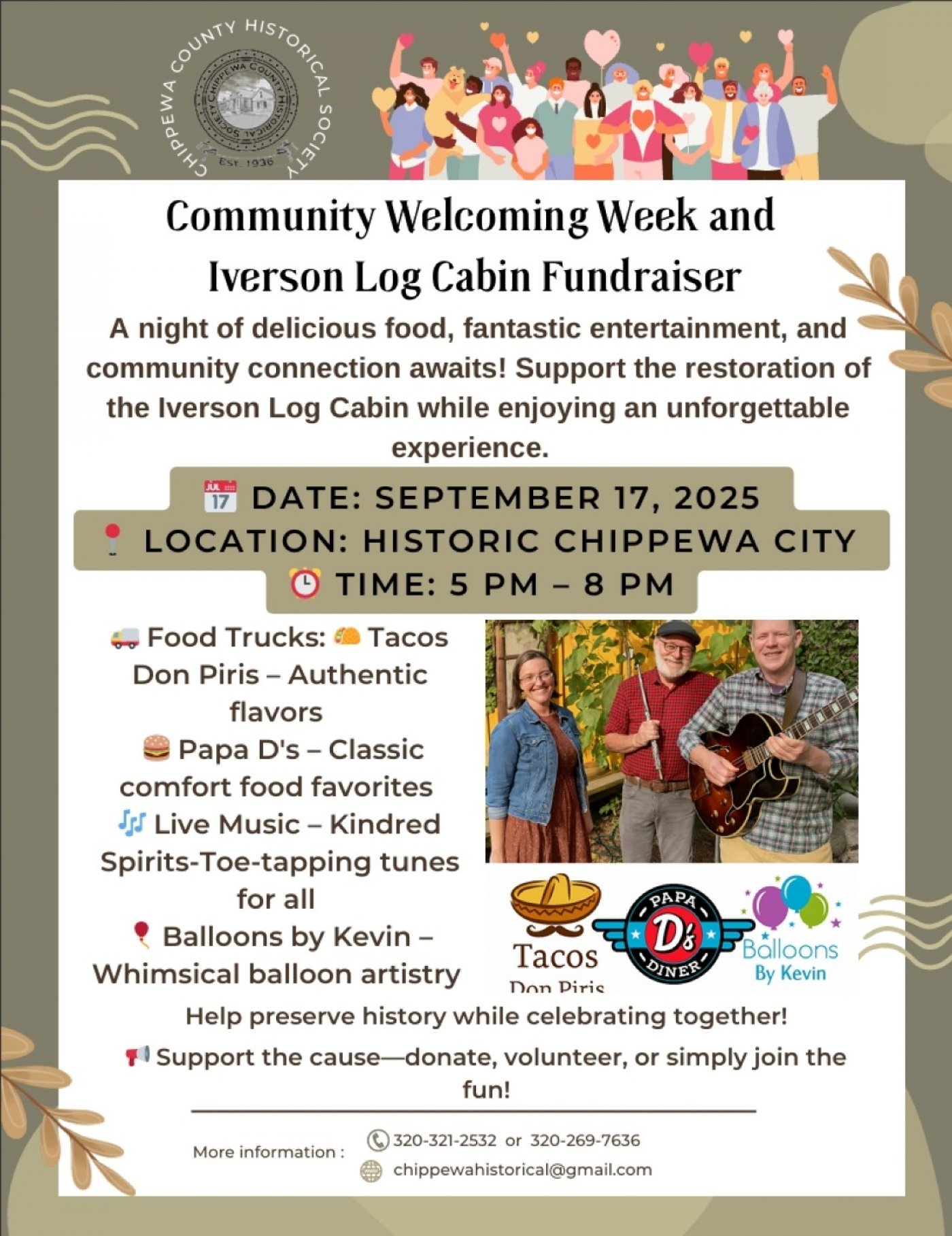 Community Welcoming Week & Cabin Fundraiser, 17 September | Event in Montevideo | AllEvents