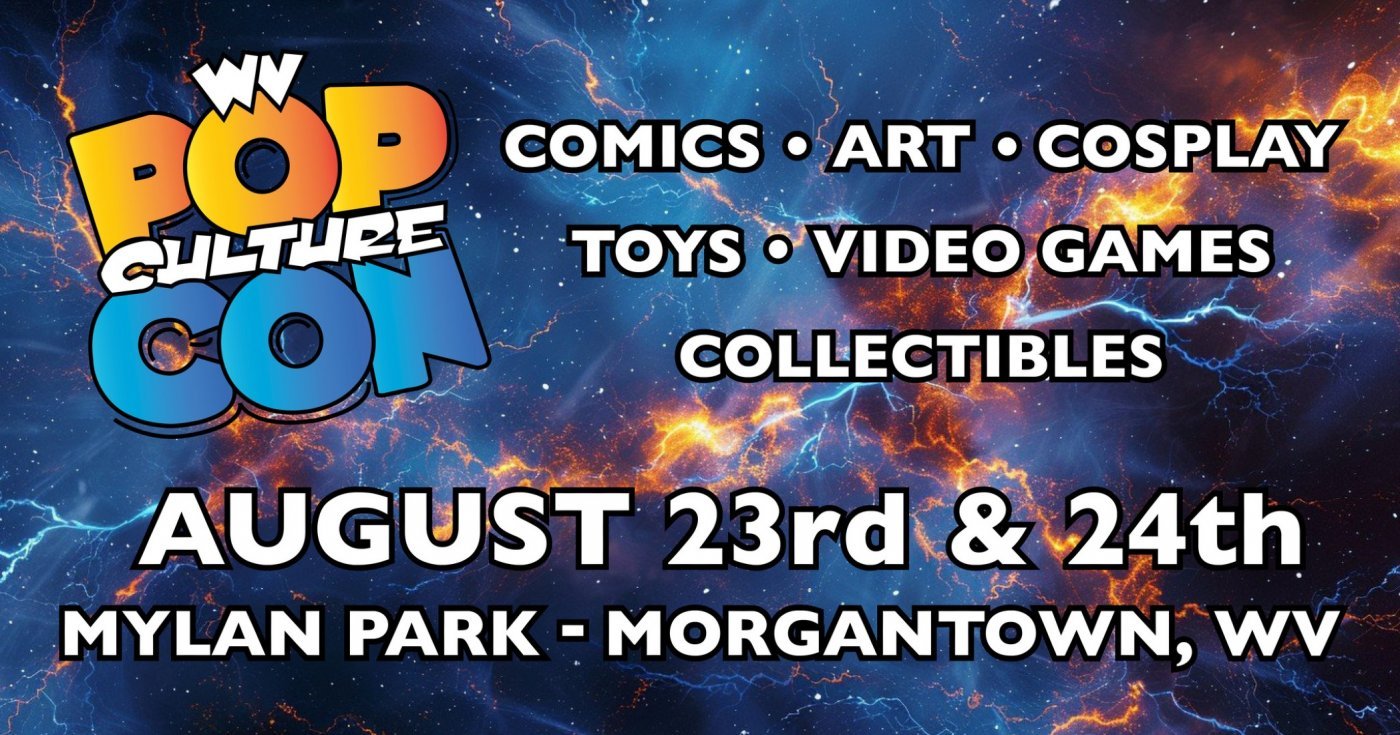 12th Annual West Virginia Pop Culture and Comic Book Convention (WVPopCon), 23 August | Event in Granville
