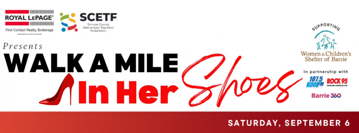 Walk a Mile in Her Shoes, 6 September | Event in Barrie | AllEvents