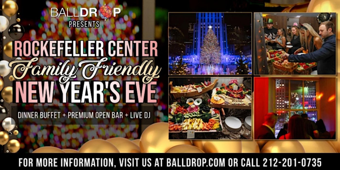Balldrop.com Presents: Rockefeller Center Family Friendly New Years Eve Party, 31 December | Event in New York