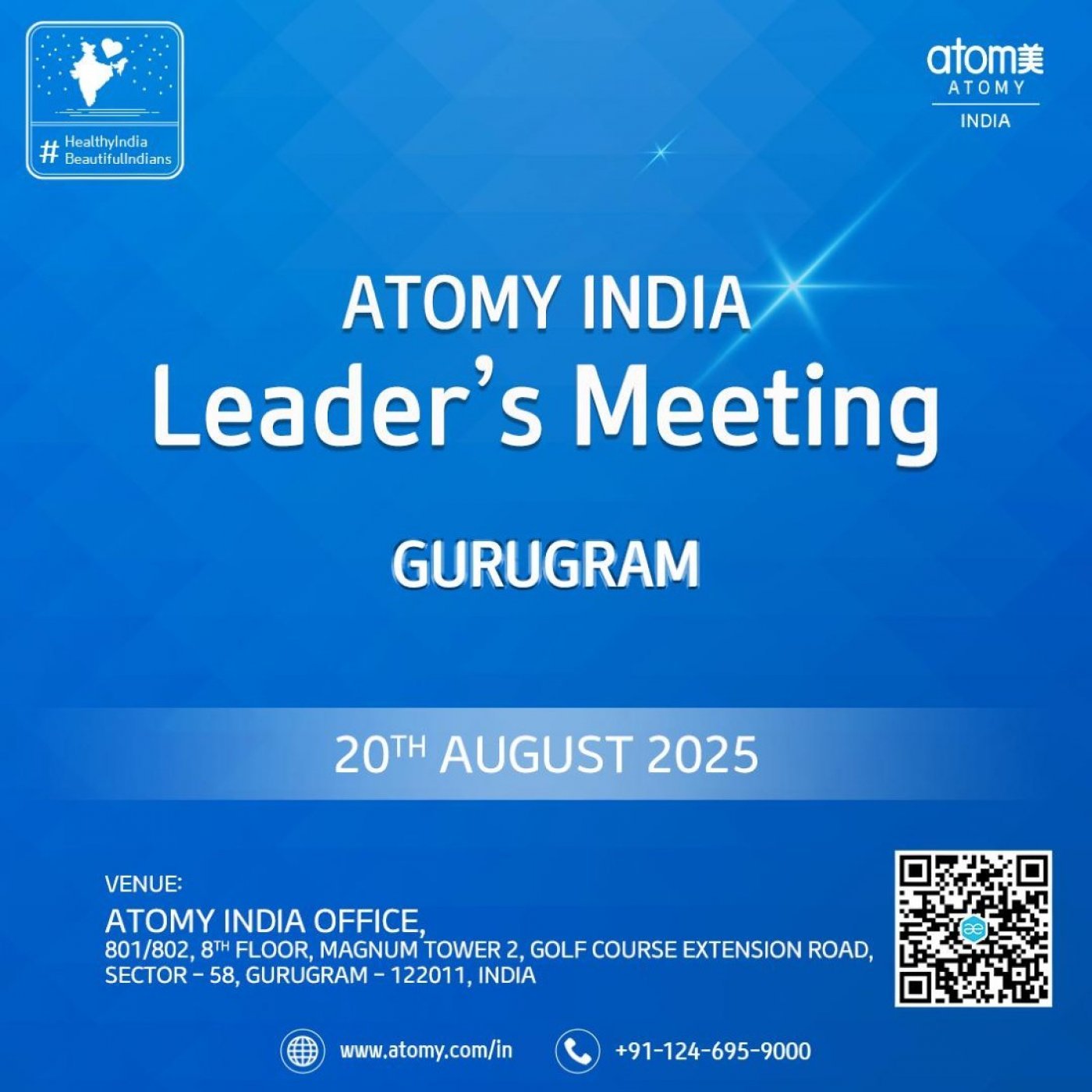 Atomy India Leader's Meeting - 20th Aug 2025, 20 August | Event in Gurgaon | AllEvents