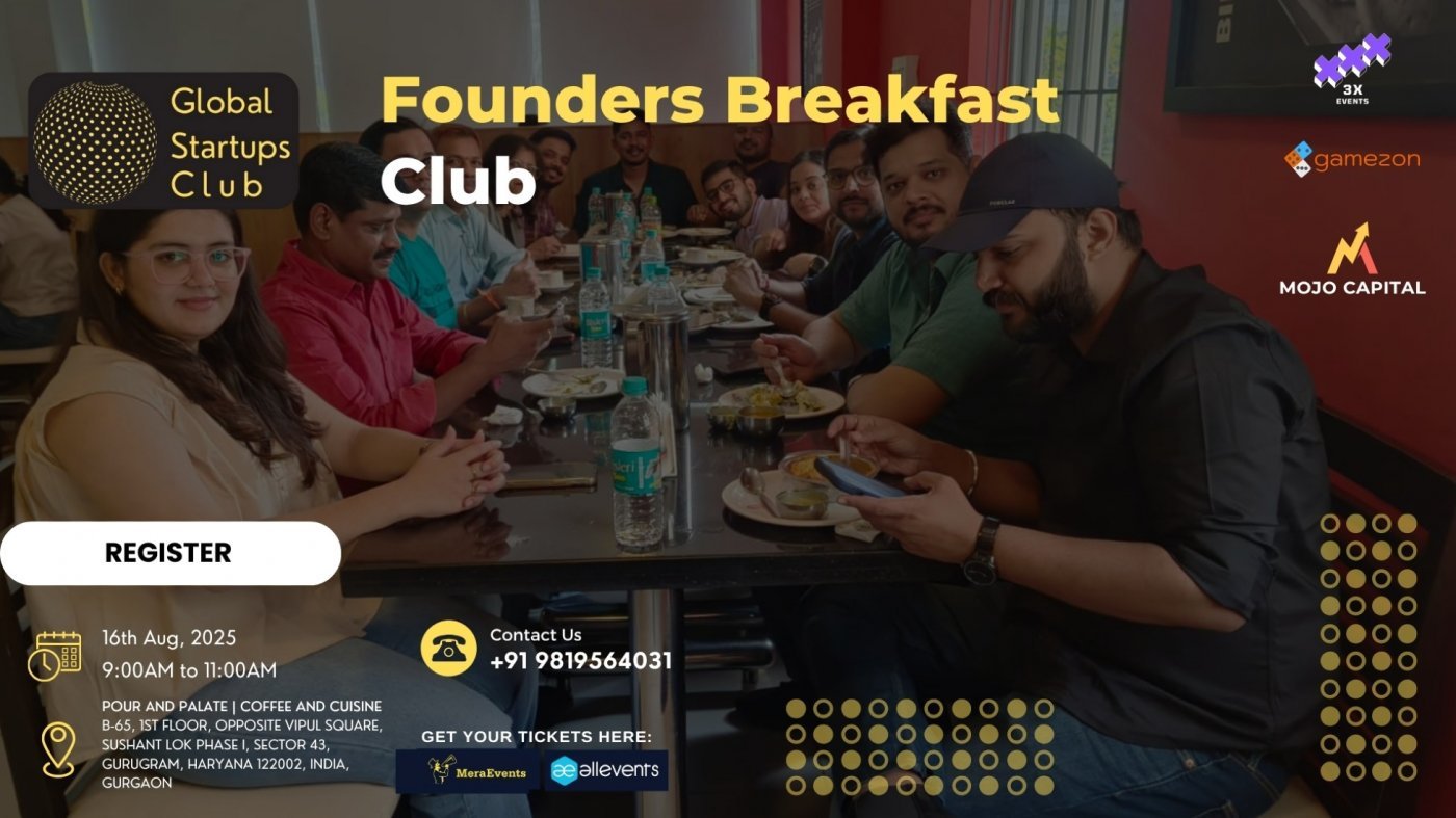 Gurugram Founders Breakfast Club 2025 | Event in Gurgaon | AllEvents