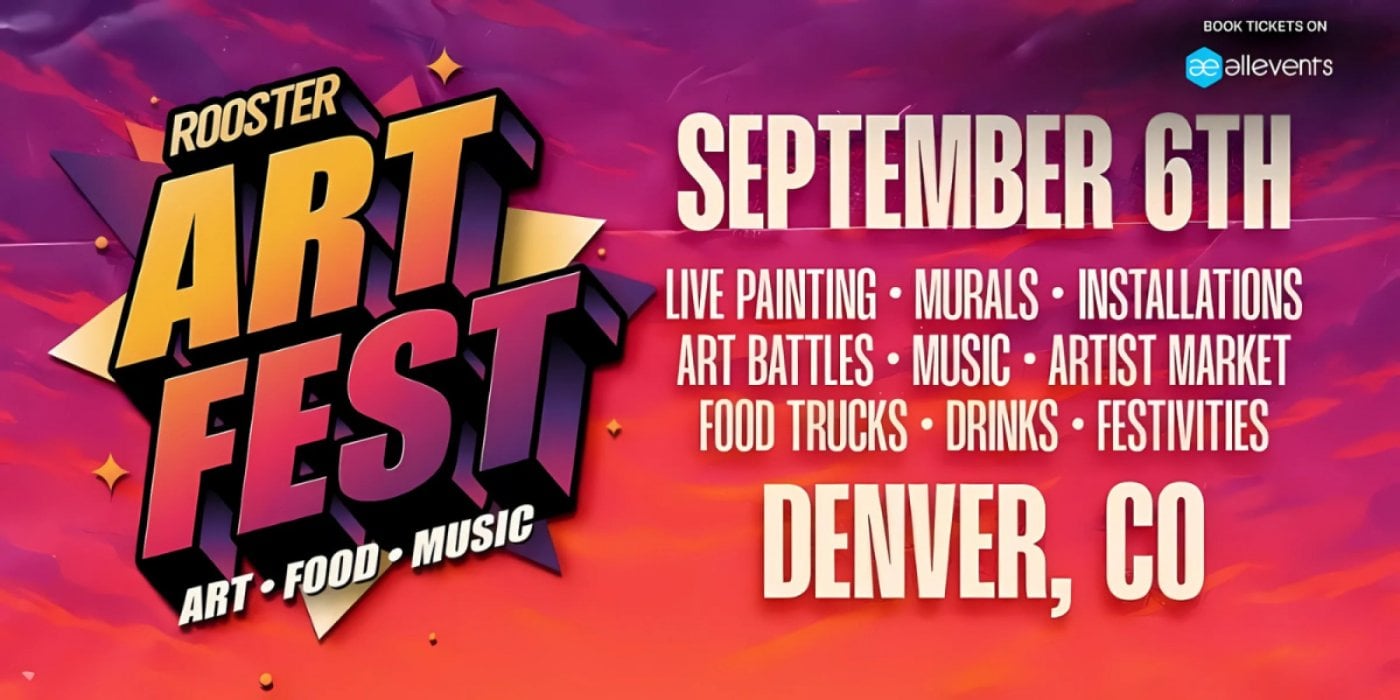 Rooster Art Fest 2025, 6 September | Event in Denver | AllEvents