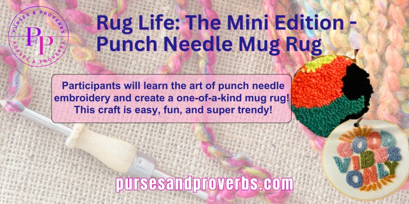 Rug Life: The Mini Edition - Punch Needle Mug Rug, 29 August | Event in South Plainfield | AllEvents
