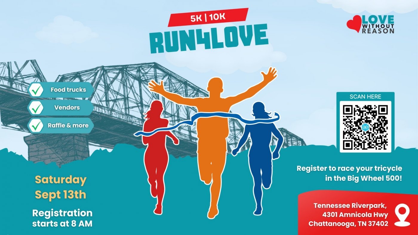 5K10k Run4Love - 2025, 13 September | Event in Chattanooga | AllEvents