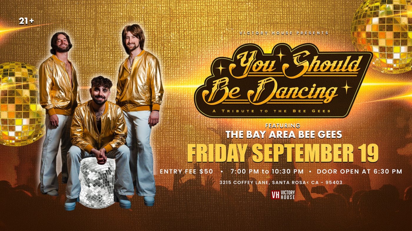 You Should Be Dancing - Bee Gees Tribute (21+), 19 September | Event in Santa Rosa | AllEvents