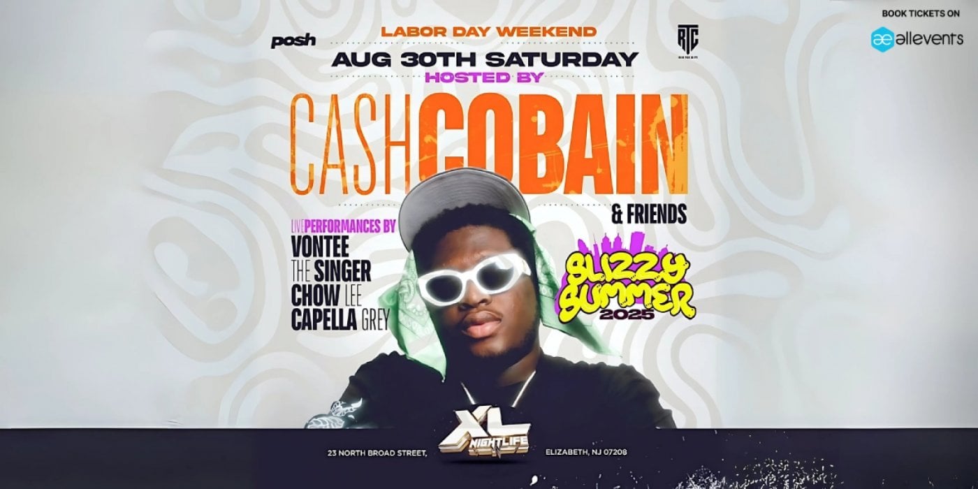 Cash Cobain, Chow Lee, Capella Grey and More Labor Day Weekend, 30 August | Event in Elizabeth | AllEvents