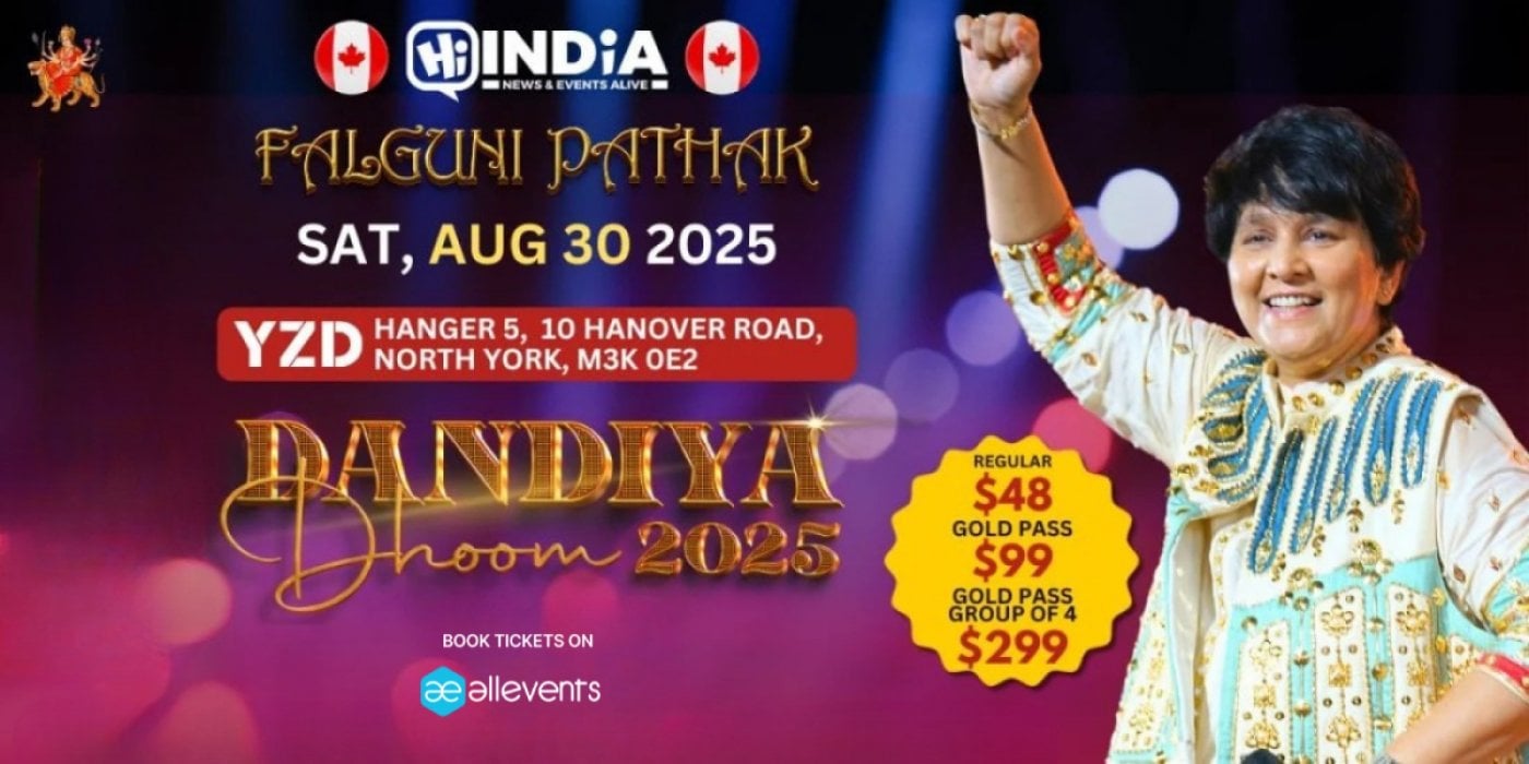 Falguni Pathak Dandiya Dhoom 2025, 30 August | Event in North York | AllEvents