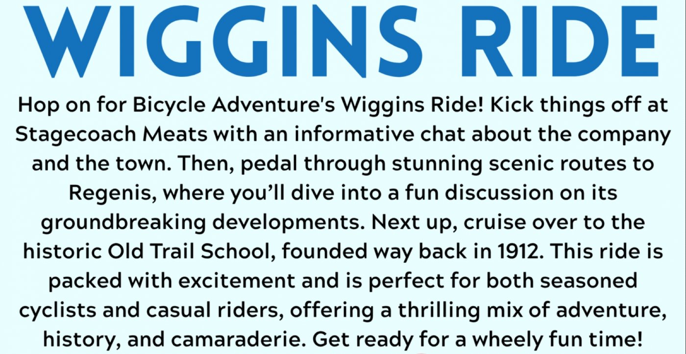 Wiggins Bike Ride, 23 August | Event in Wiggins | AllEvents