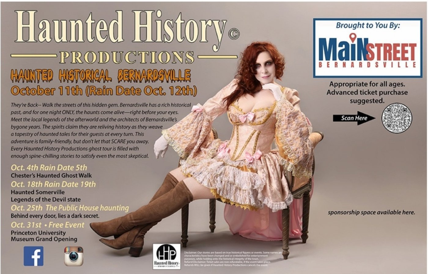 Haunted History of Bernardsville, 11 October | Event in Bernardsville | AllEvents