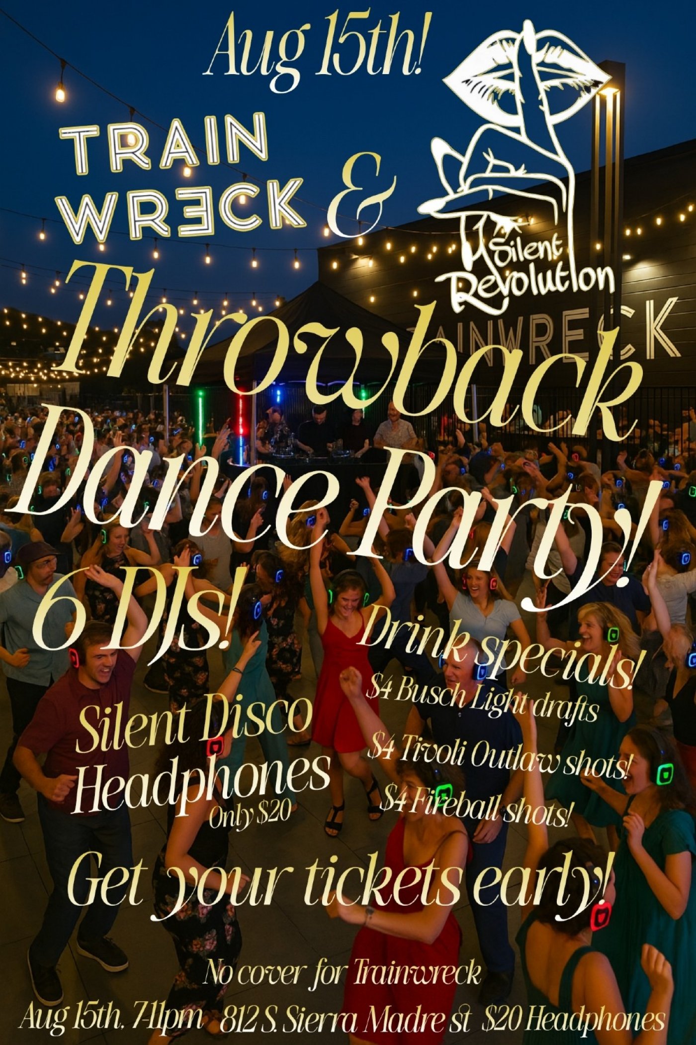 Throwback Dance Party! Tickets, Trainwreck , Colorado Springs, 15 ...