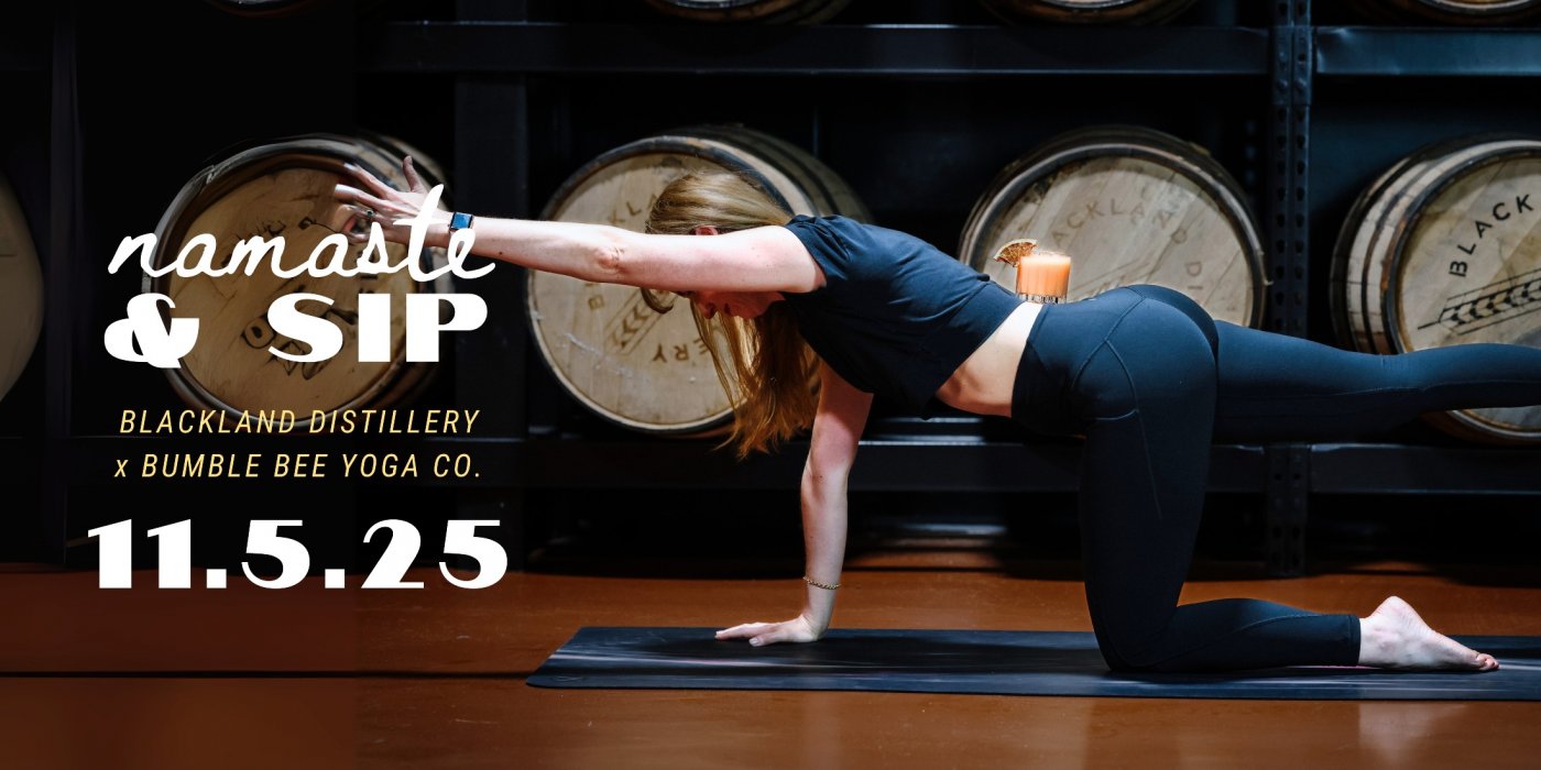 Namaste & Sip | Blackland Distillery x Bumble Bee Yoga Co., 5 November | Event in Fort Worth | AllEvents