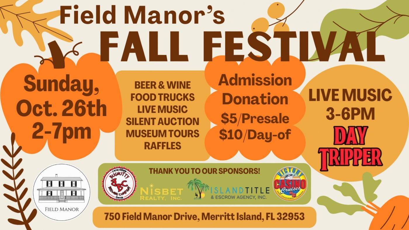 Field Manor’s Fall Festival Fundraiser, 26 October | Event in Merritt Island | AllEvents