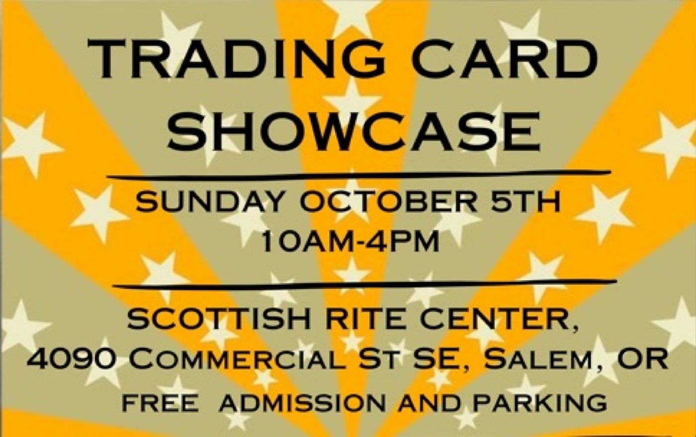  Salem's Trading Card Showcase, 5 October | Event in Salem | AllEvents