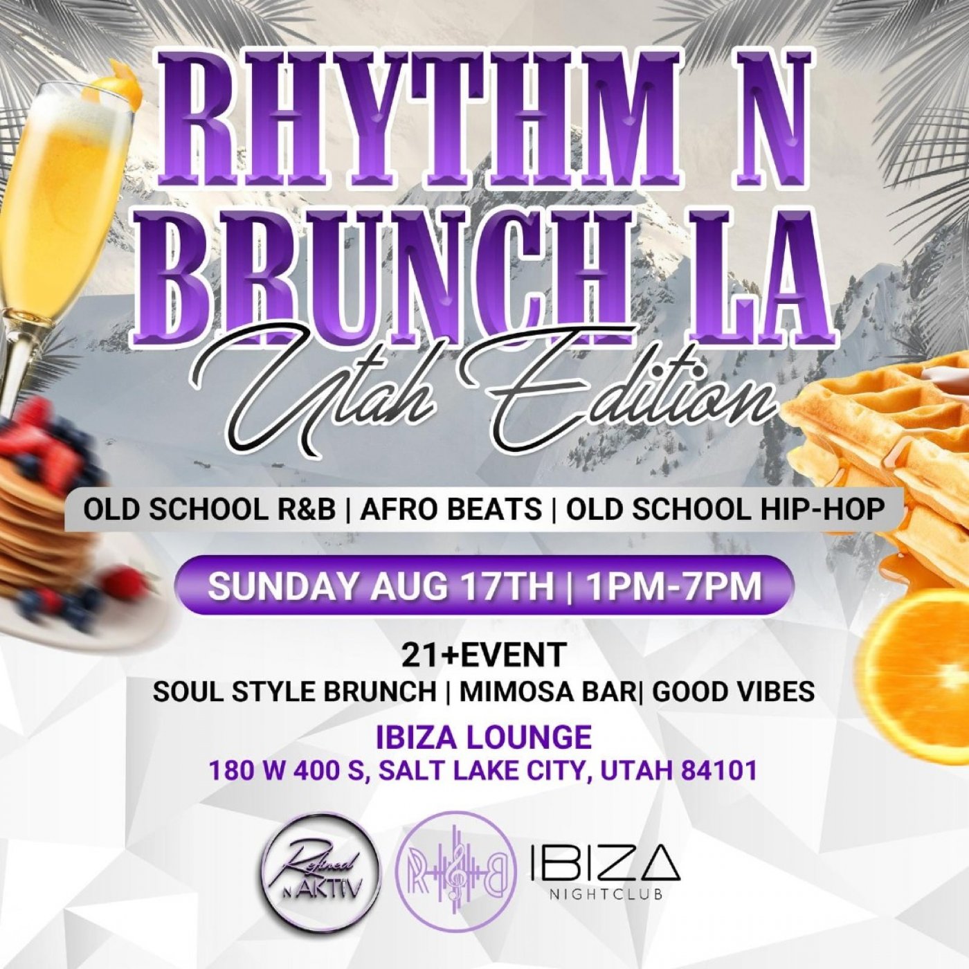 Rhythm N Brunch: Utah Edition – Sunday, August 17 | Event in Salt Lake City | AllEvents